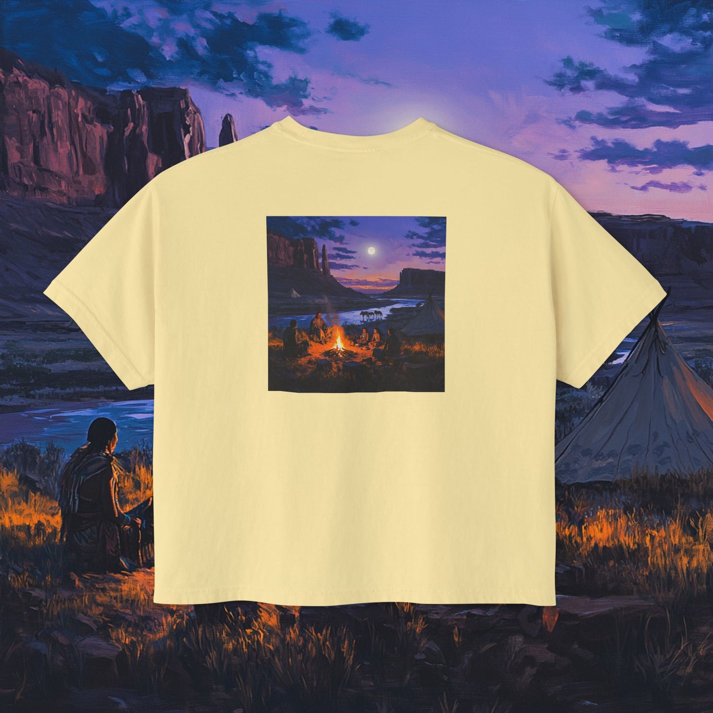 Tribal Gathering Boxy Tee