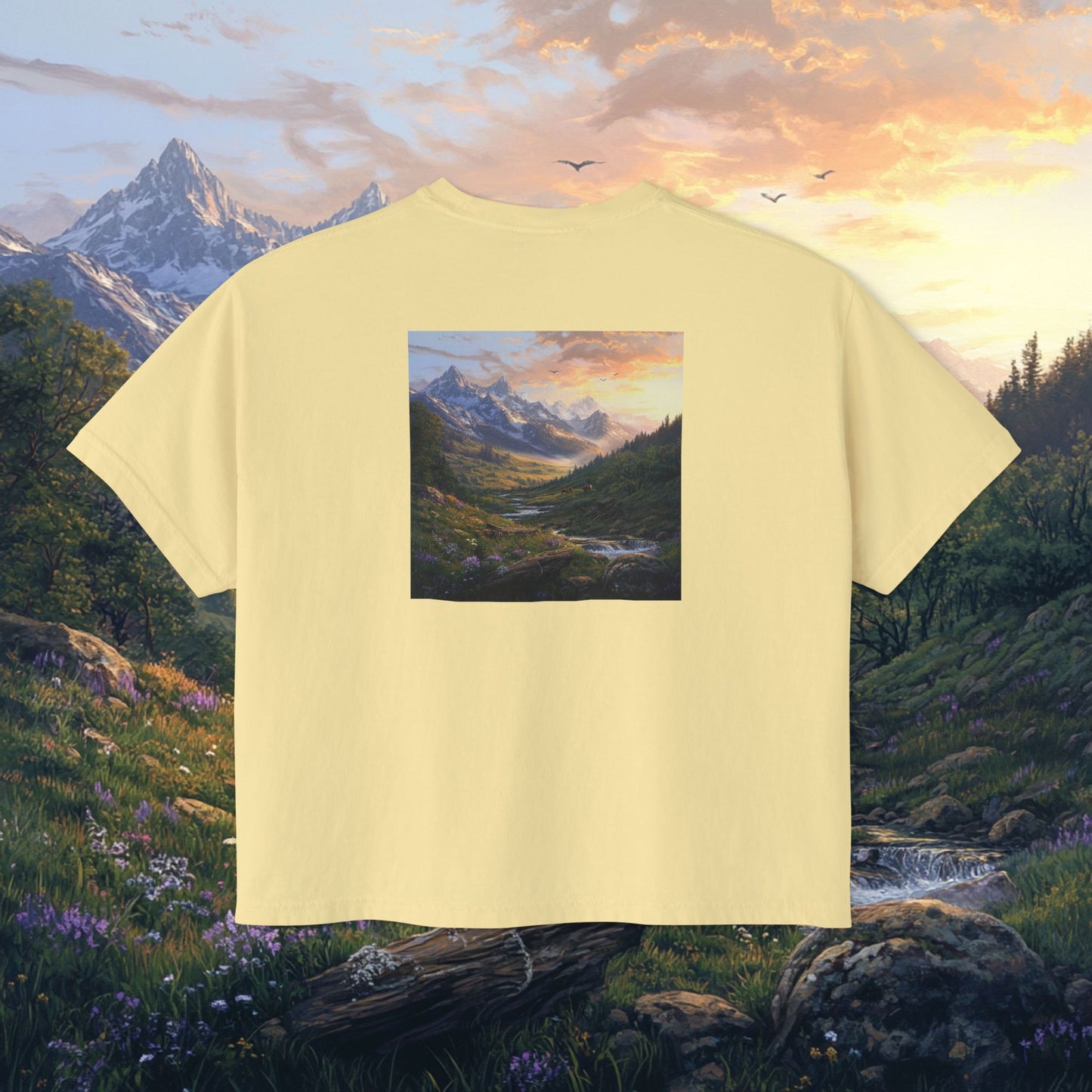 Rocky Mountain Valley Boxy Tee