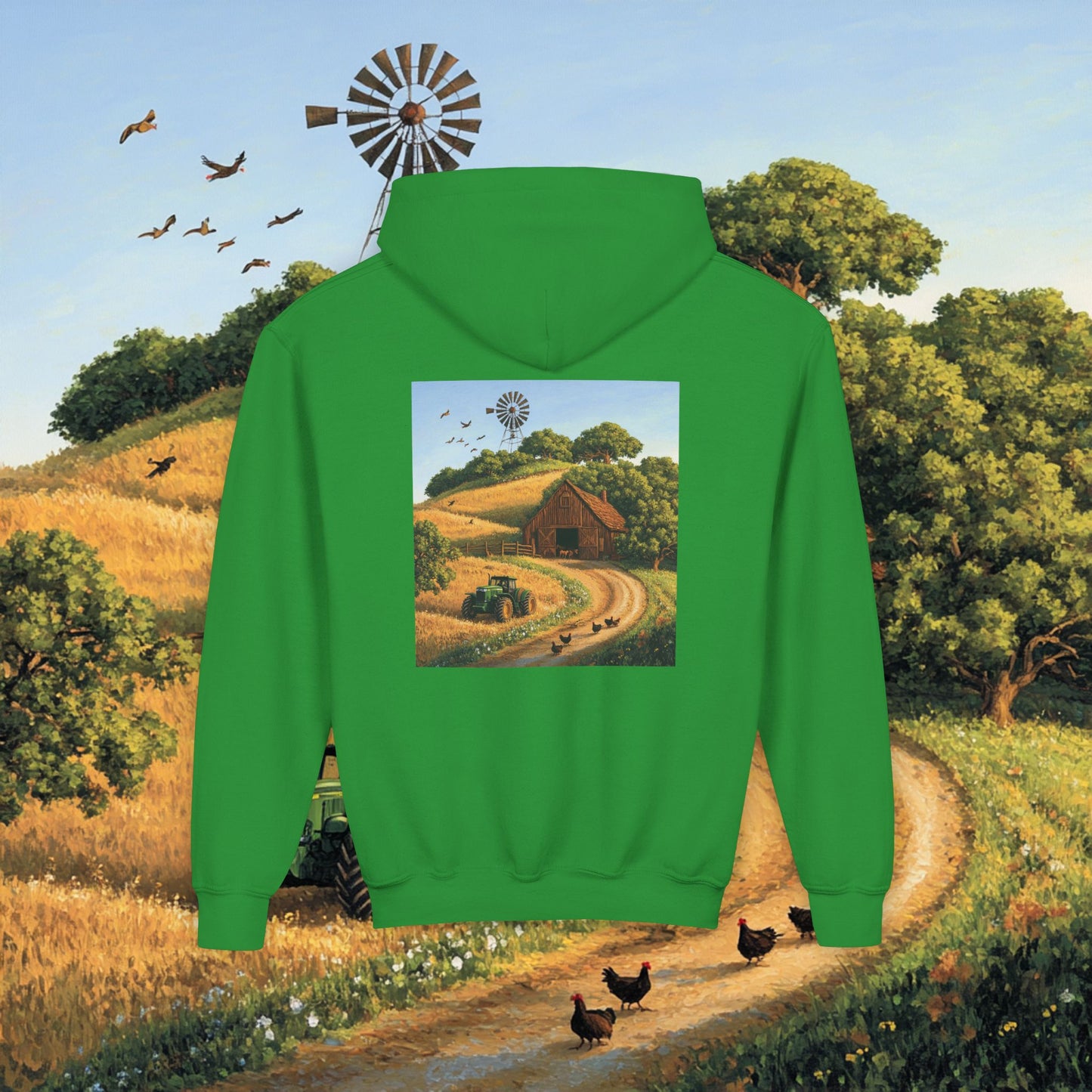 Farm Barn Kids Hoodie