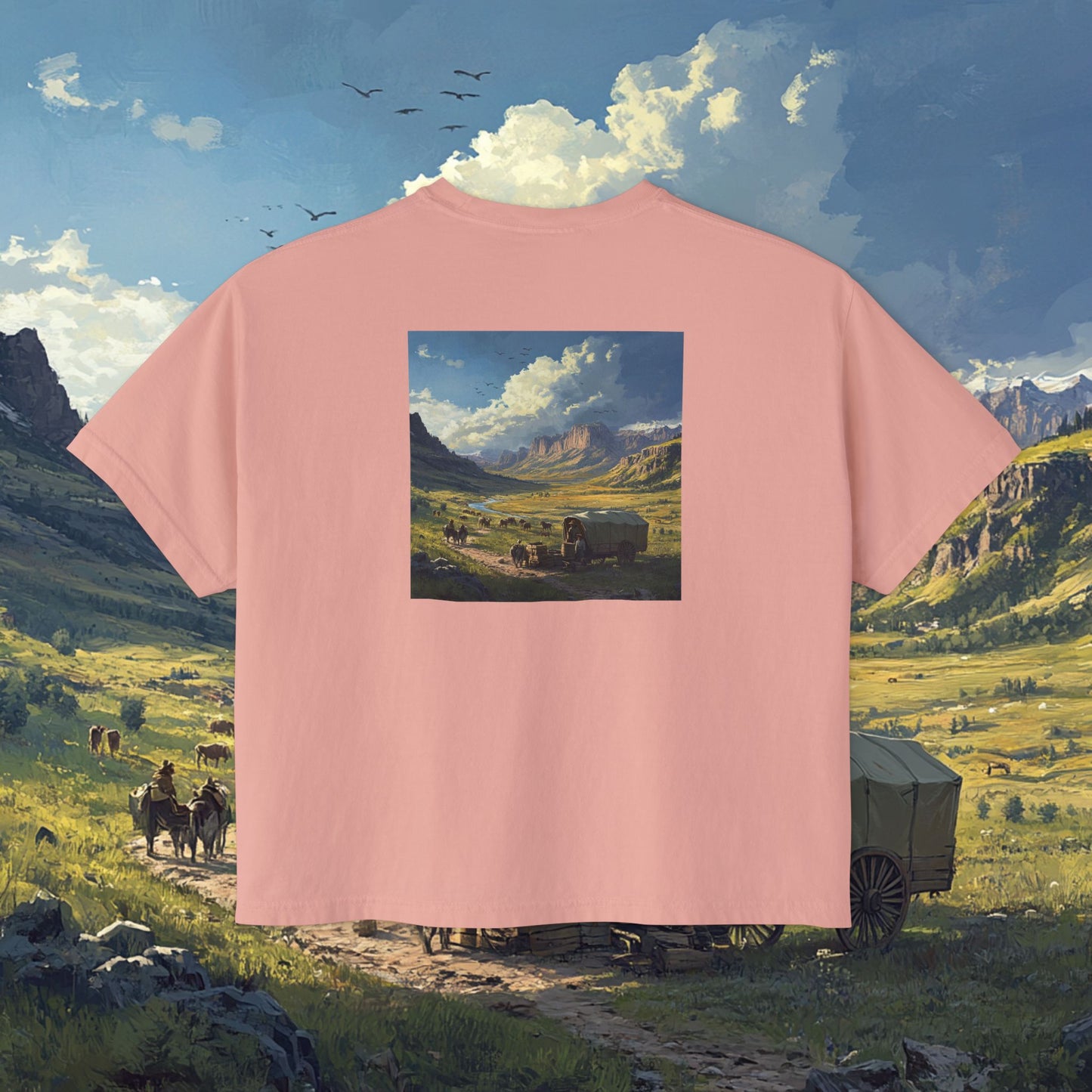 Headin' West Boxy Tee