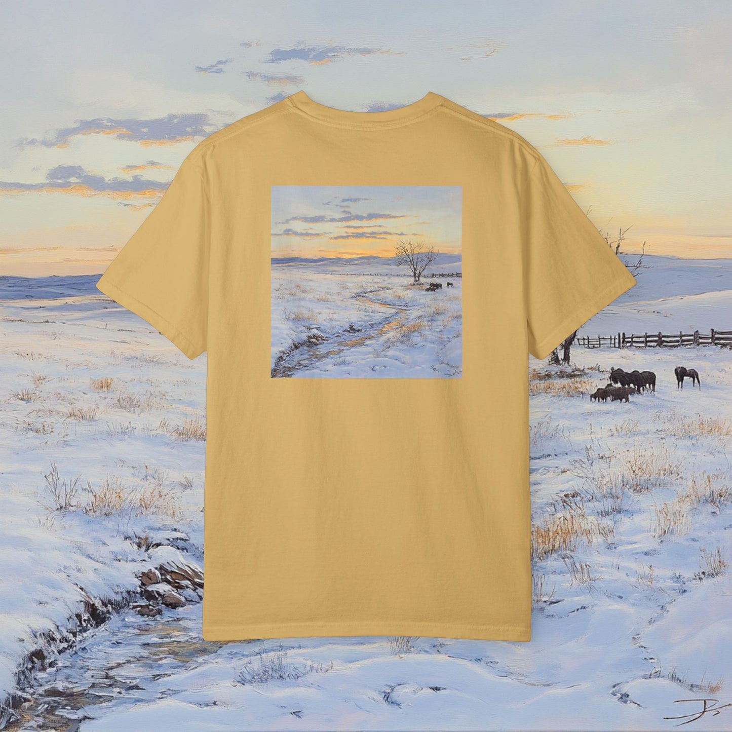 Winter Western Plains T-Shirt