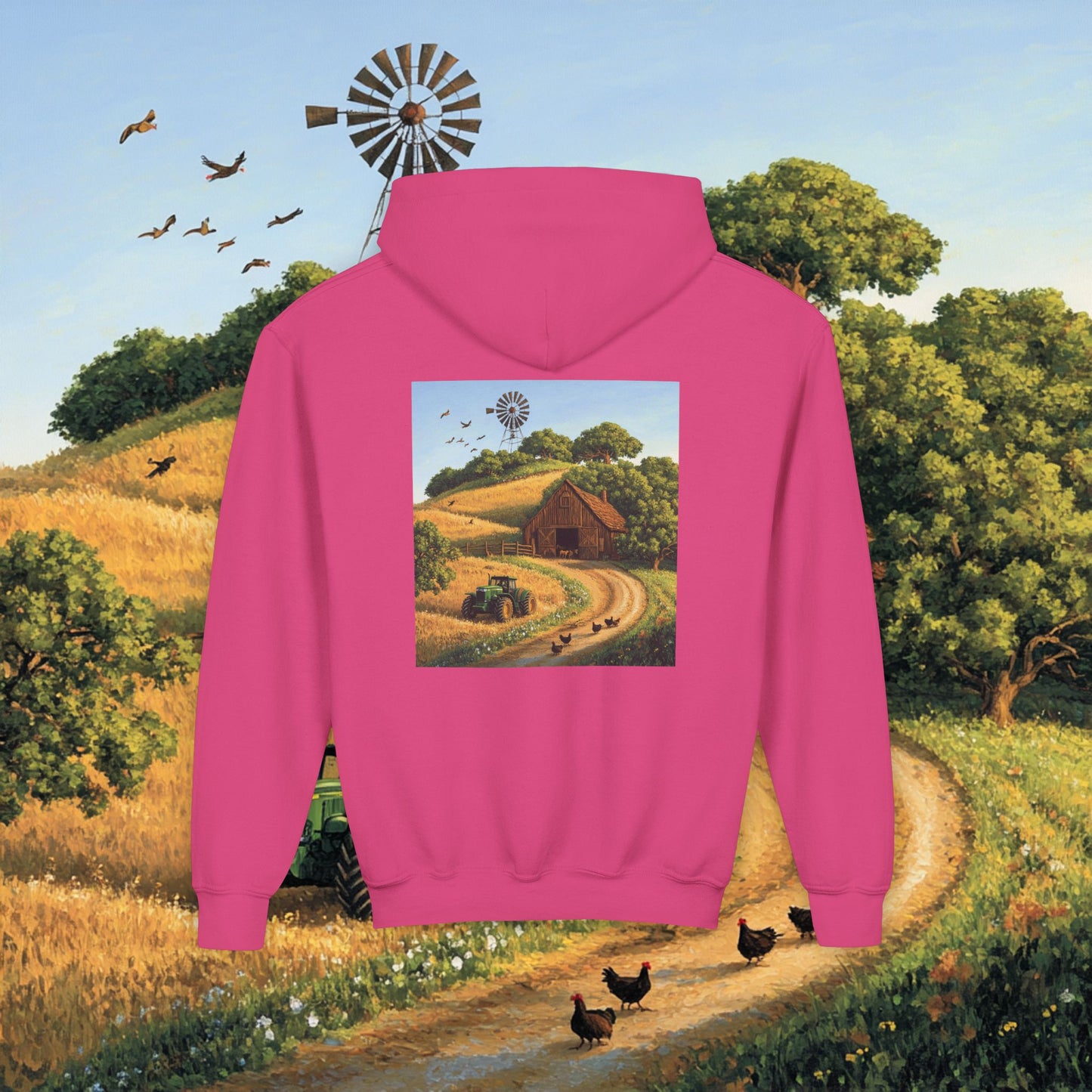Farm Barn Kids Hoodie