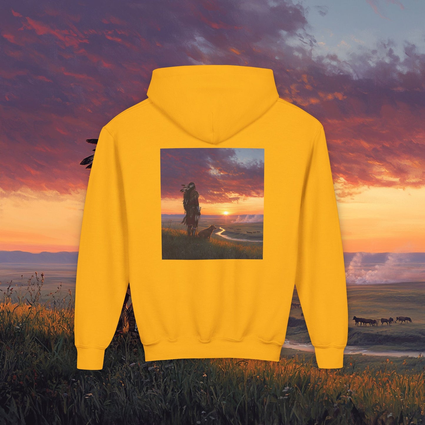 A Warrior's Best Friend Kids Hoodie