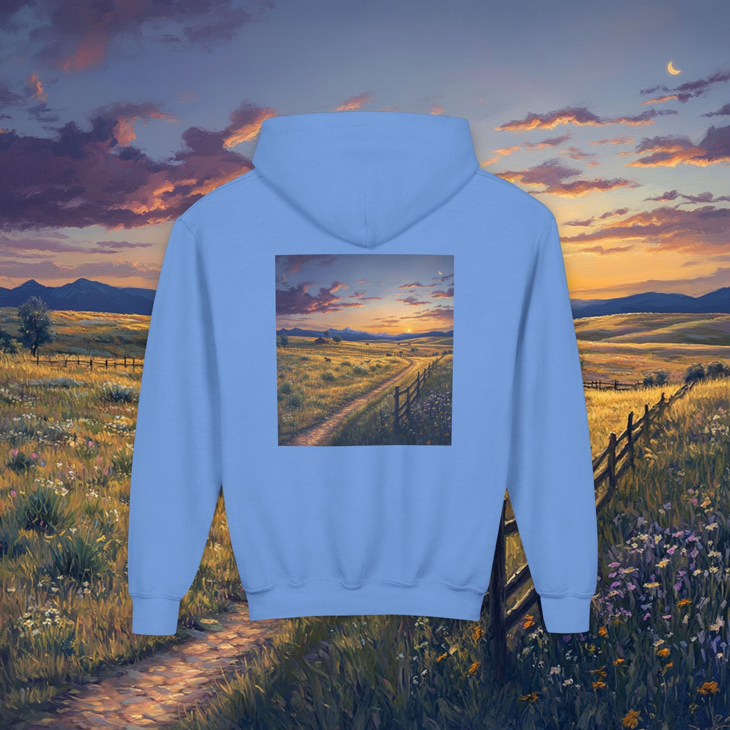 Plains Sunset Kids Hoodie