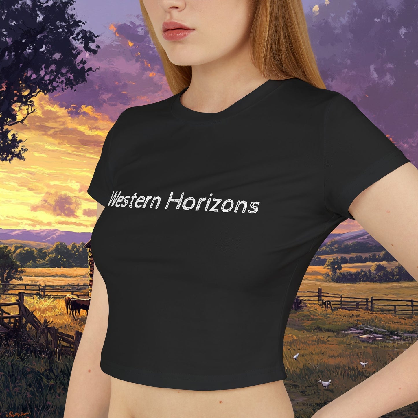 Homestead Sunset Crop Top