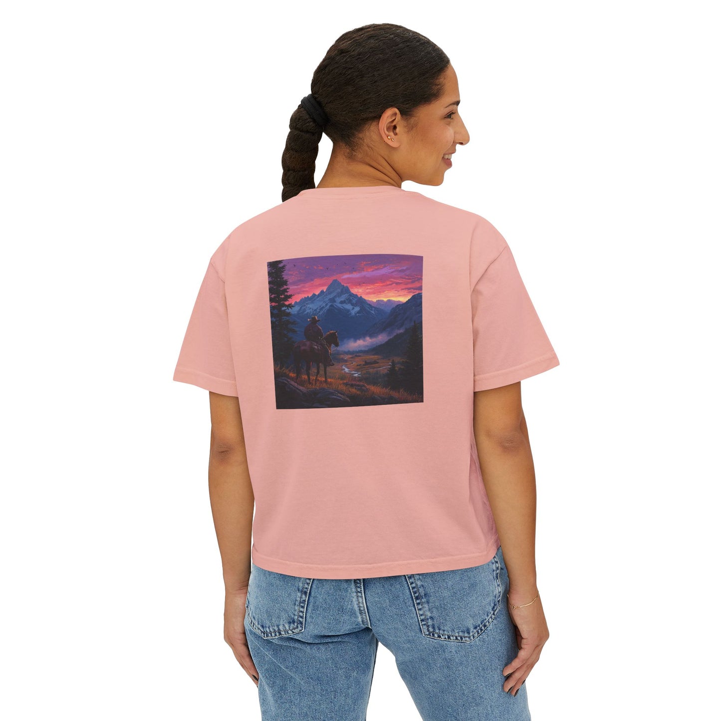 Pink Skies Boxy Tee