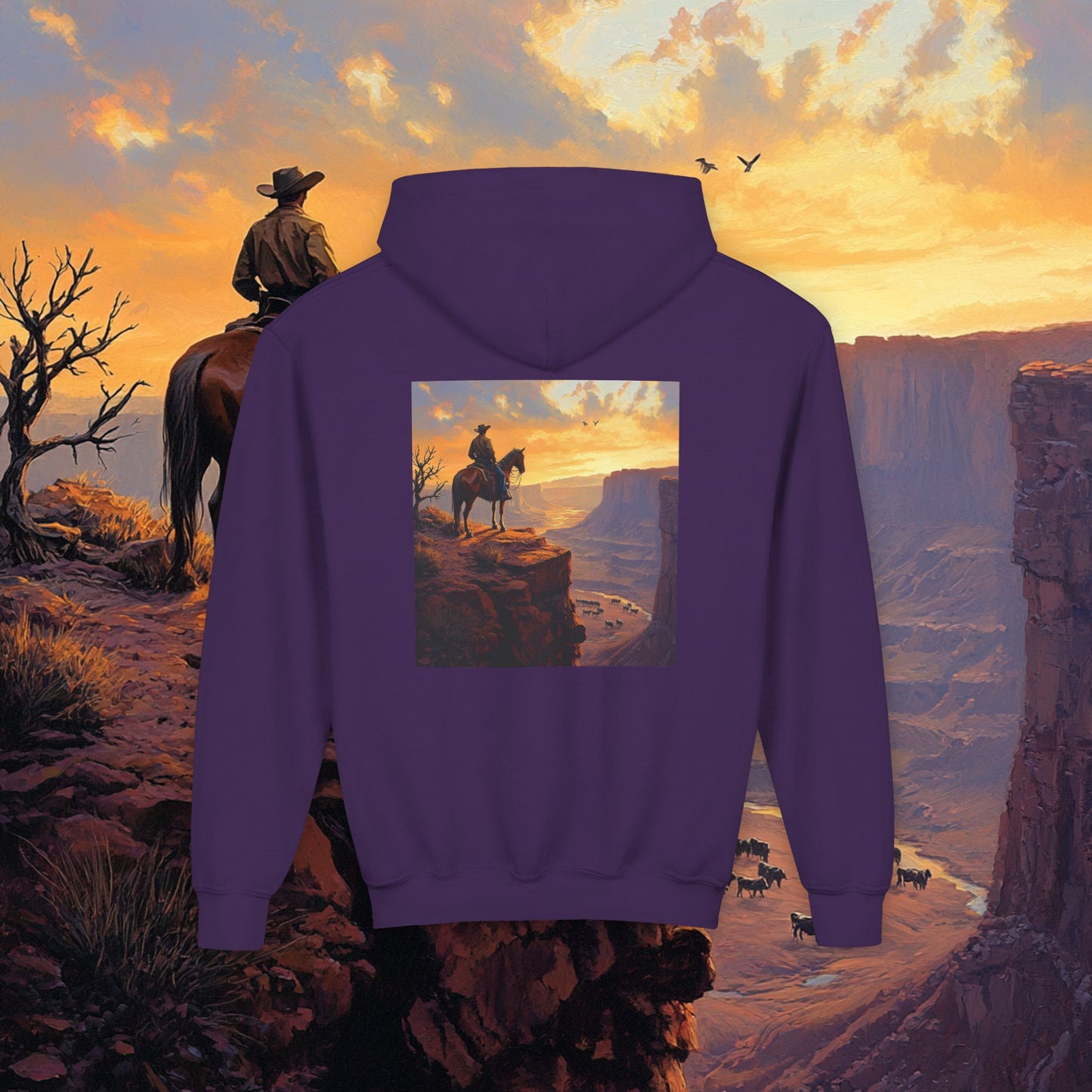Cowboy Canyon Kids Hoodie