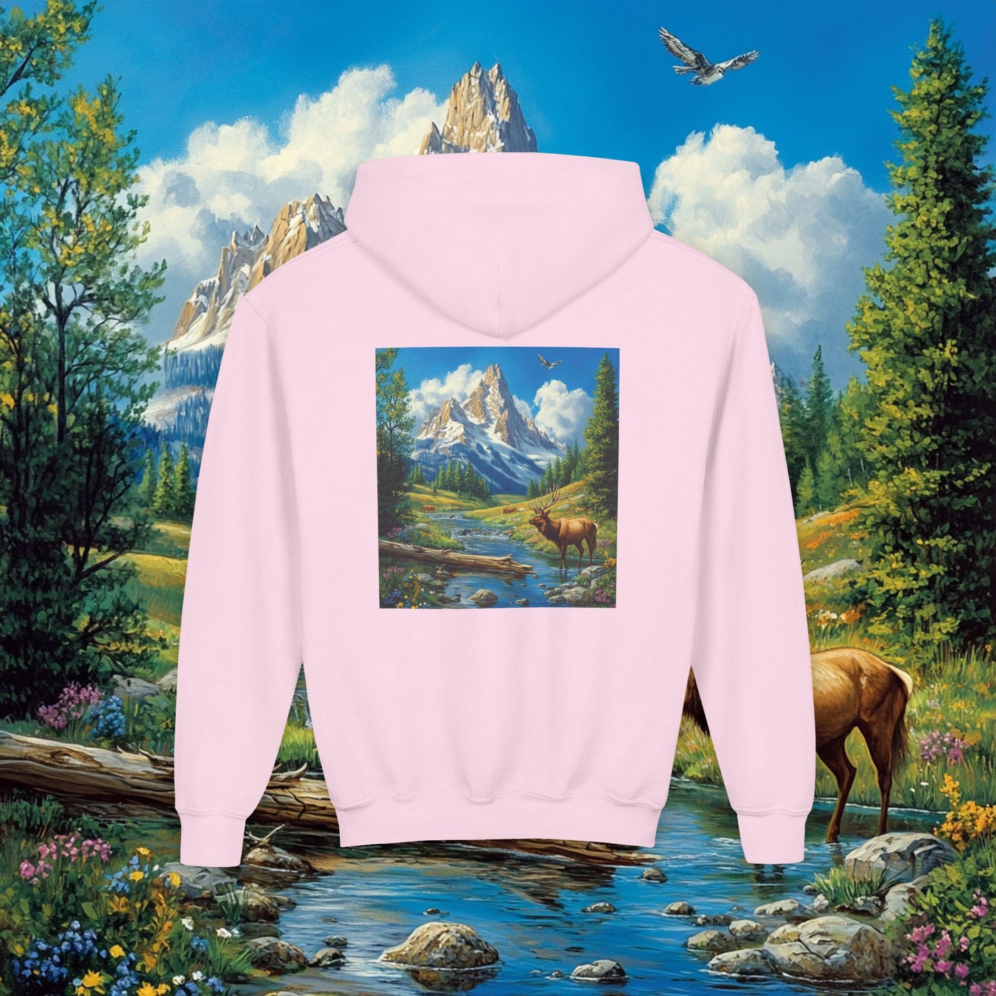 Elk Mountain Kids Hoodie