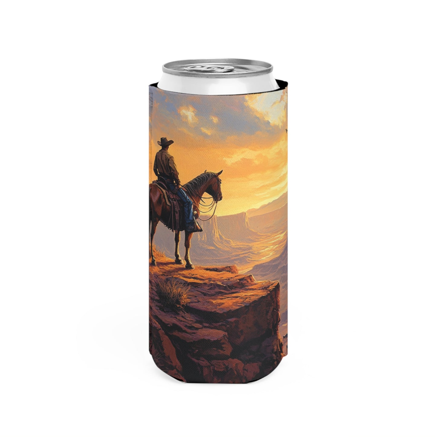 Cowboy Canyon Slim Can Koozie