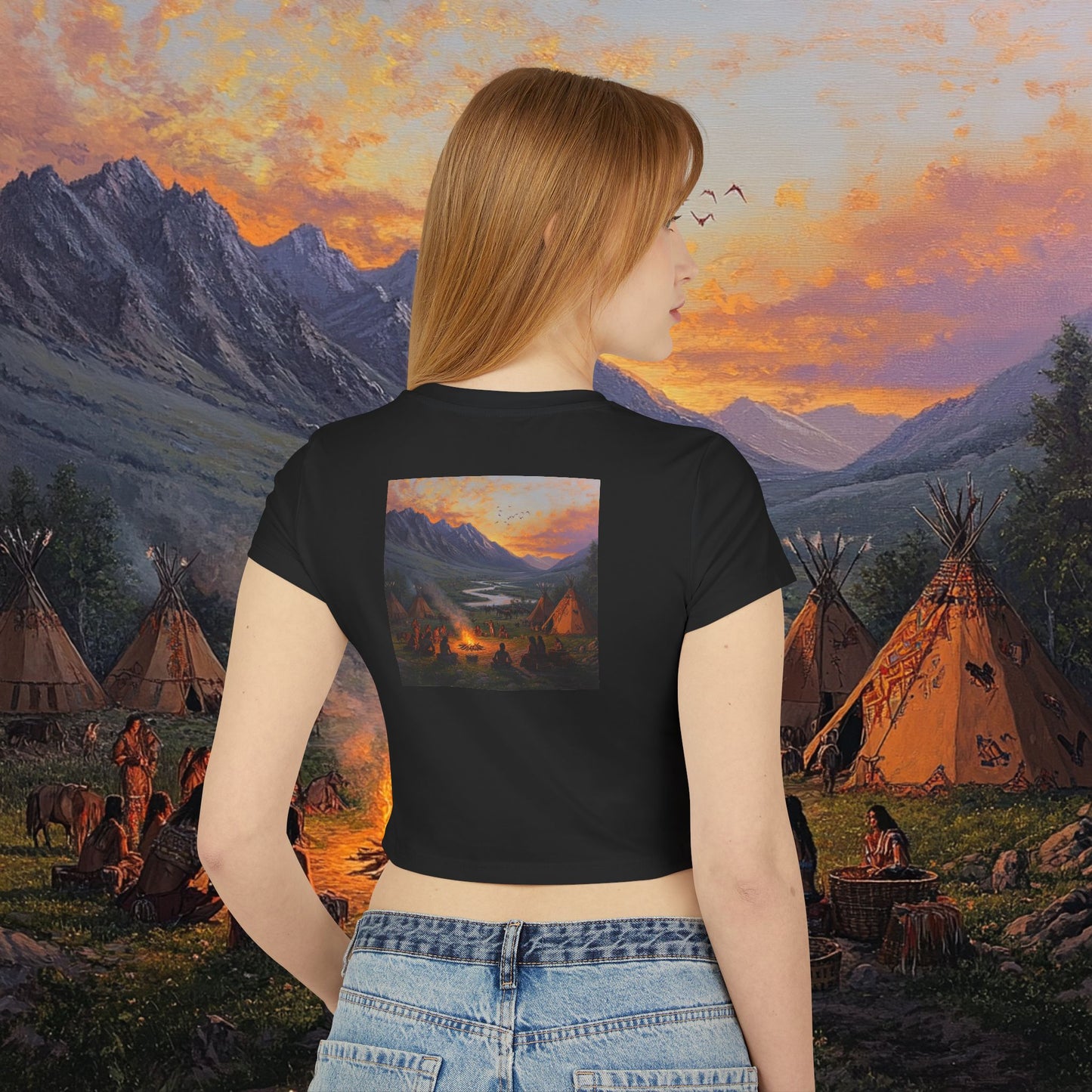 Tribal Party Crop Top