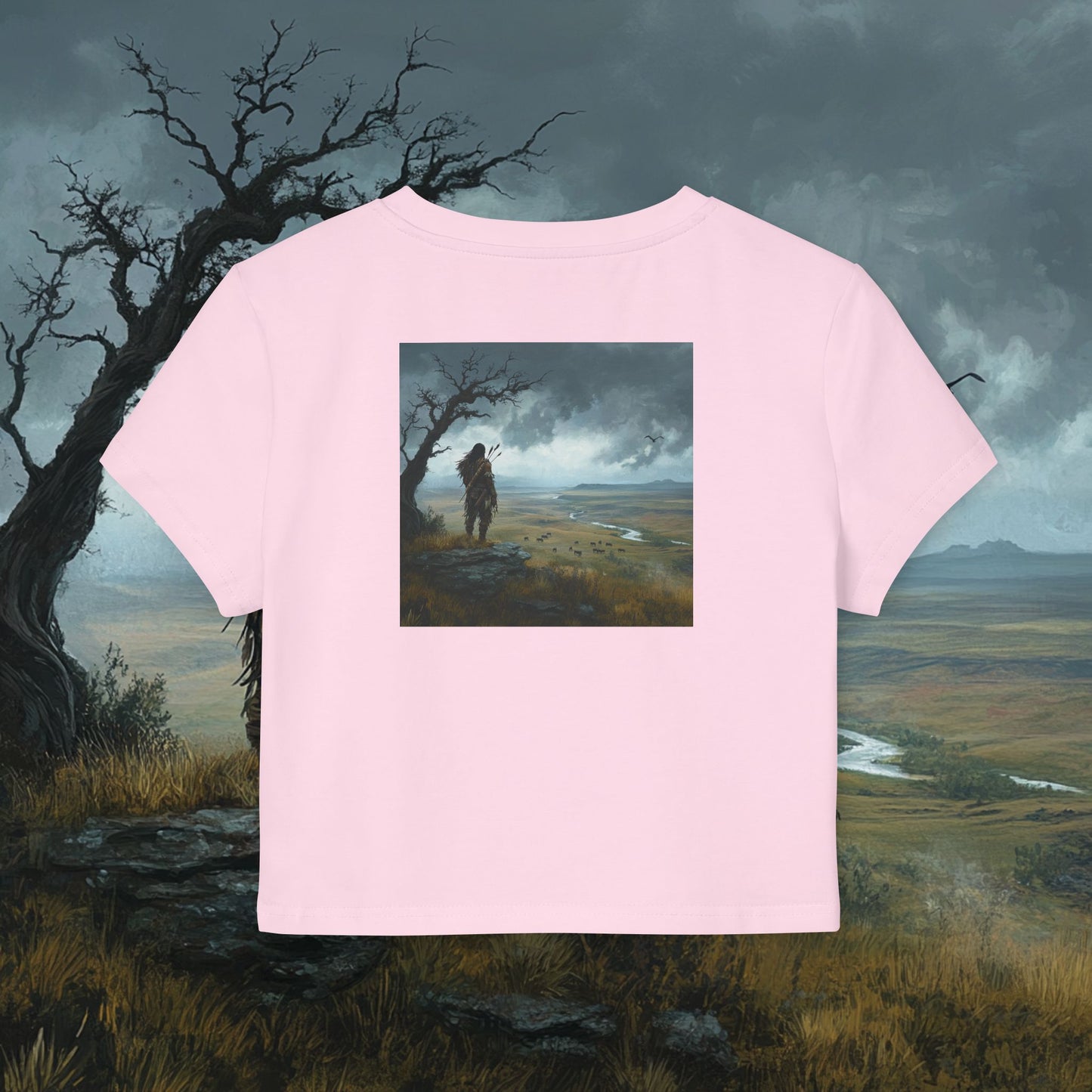 The Watchful Warrior Crop Top