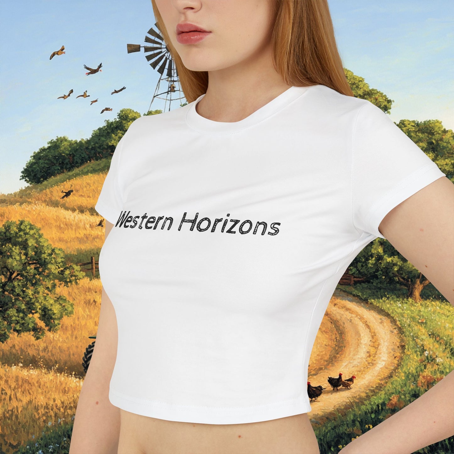 Farm Barn Crop Top