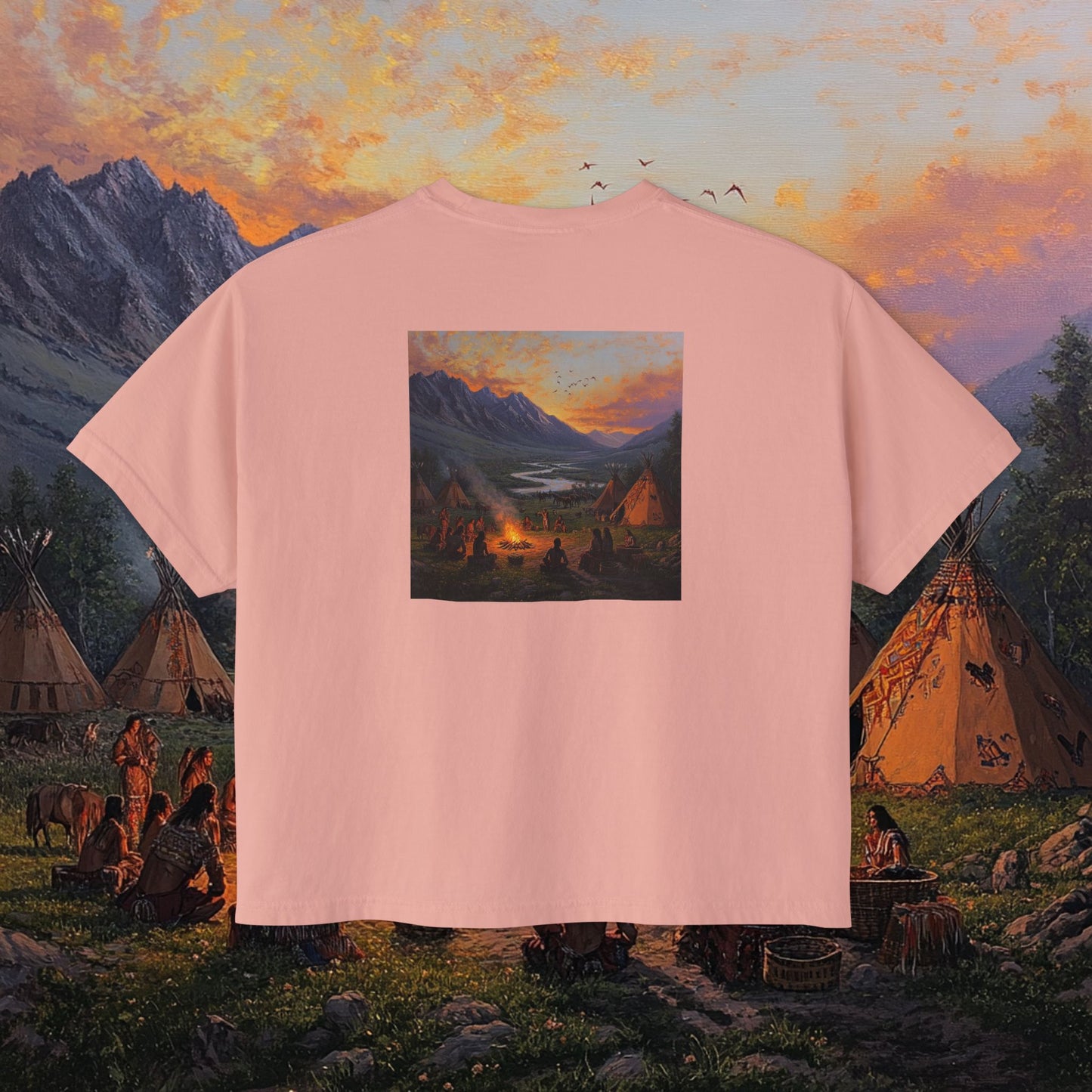 Tribal Party Boxy Tee