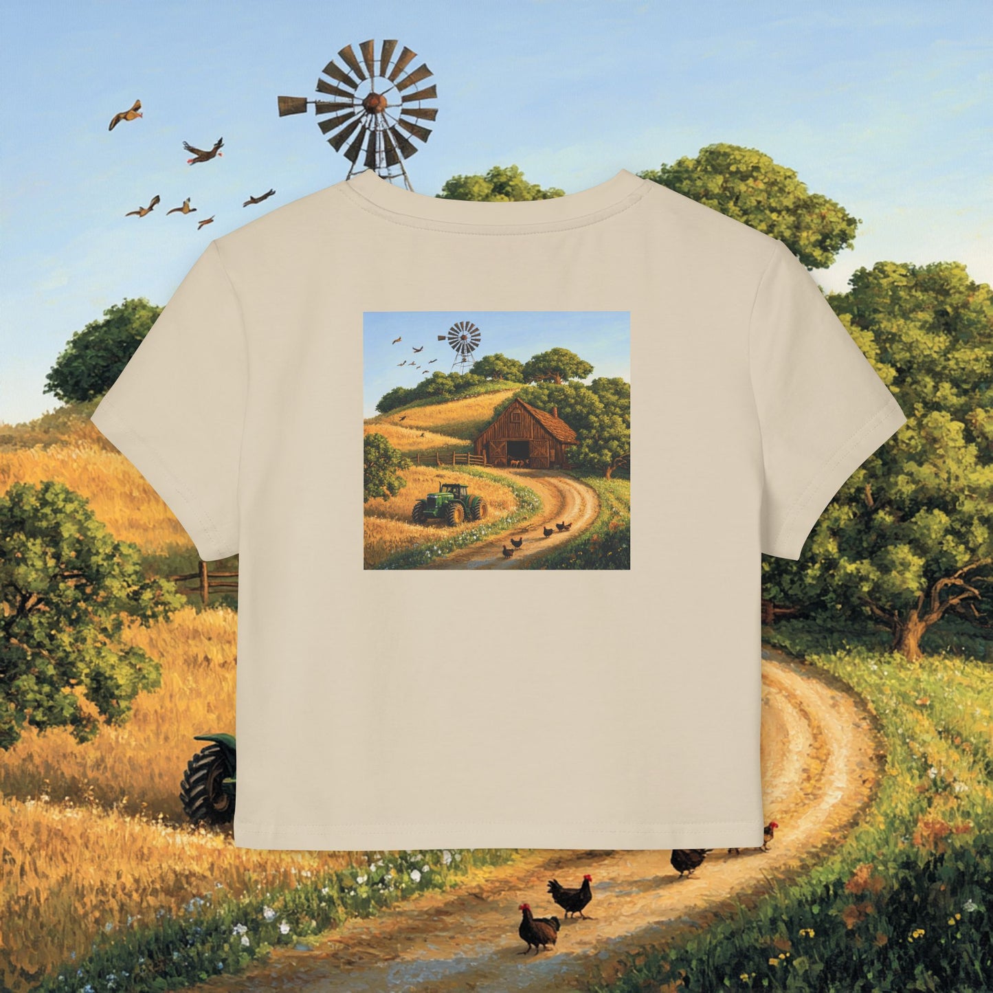 Farm Barn Crop Top