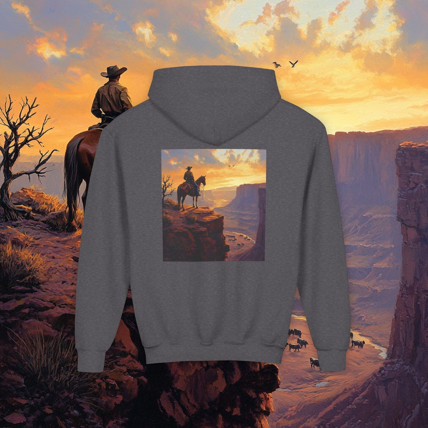 Cowboy Canyon Kids Hoodie