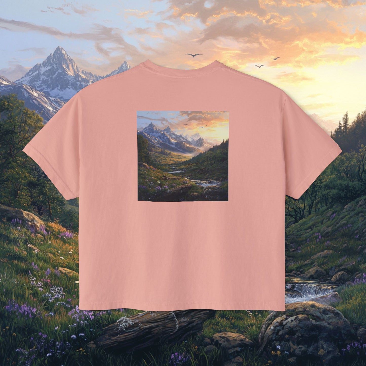 Rocky Mountain Valley Boxy Tee