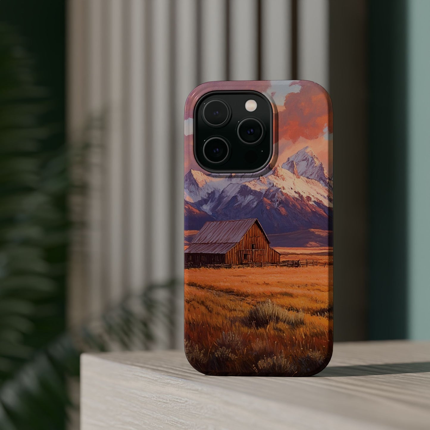 Rustic Prairie Barn Phone Case