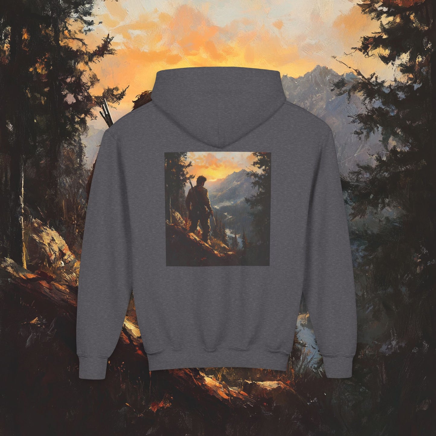 The Lone Frontiersman Kids Hoodie