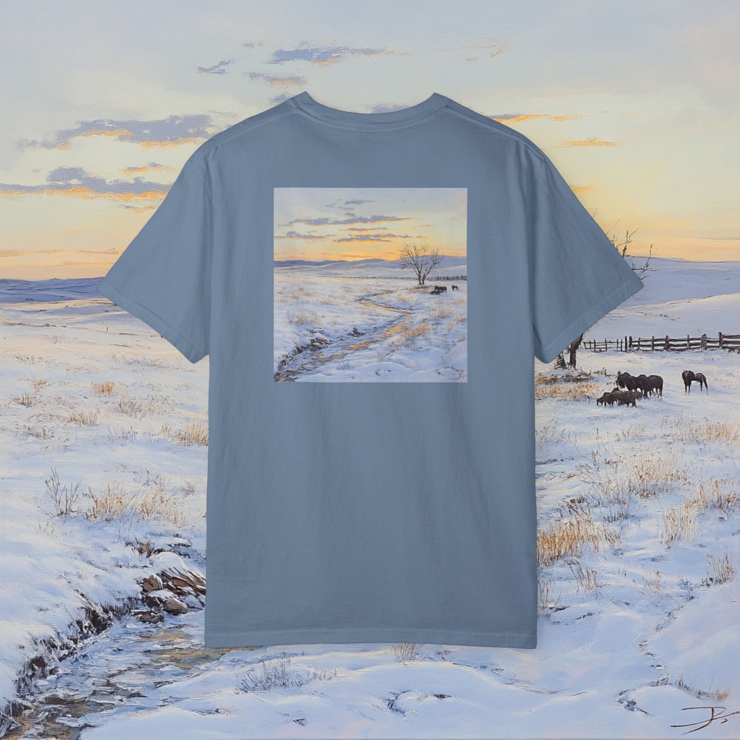 Winter Western Plains T-Shirt