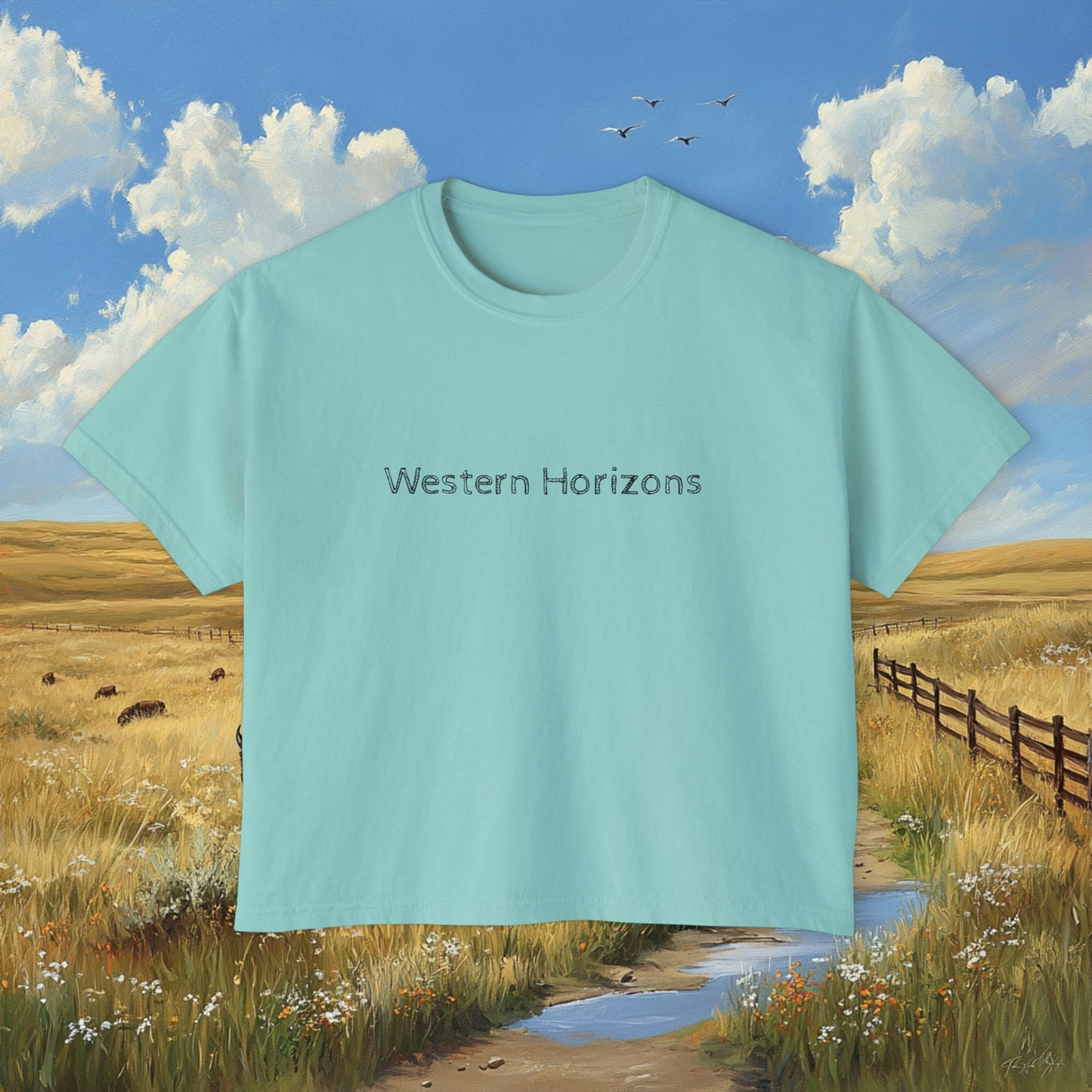 Buffalo Plains Boxy Tee