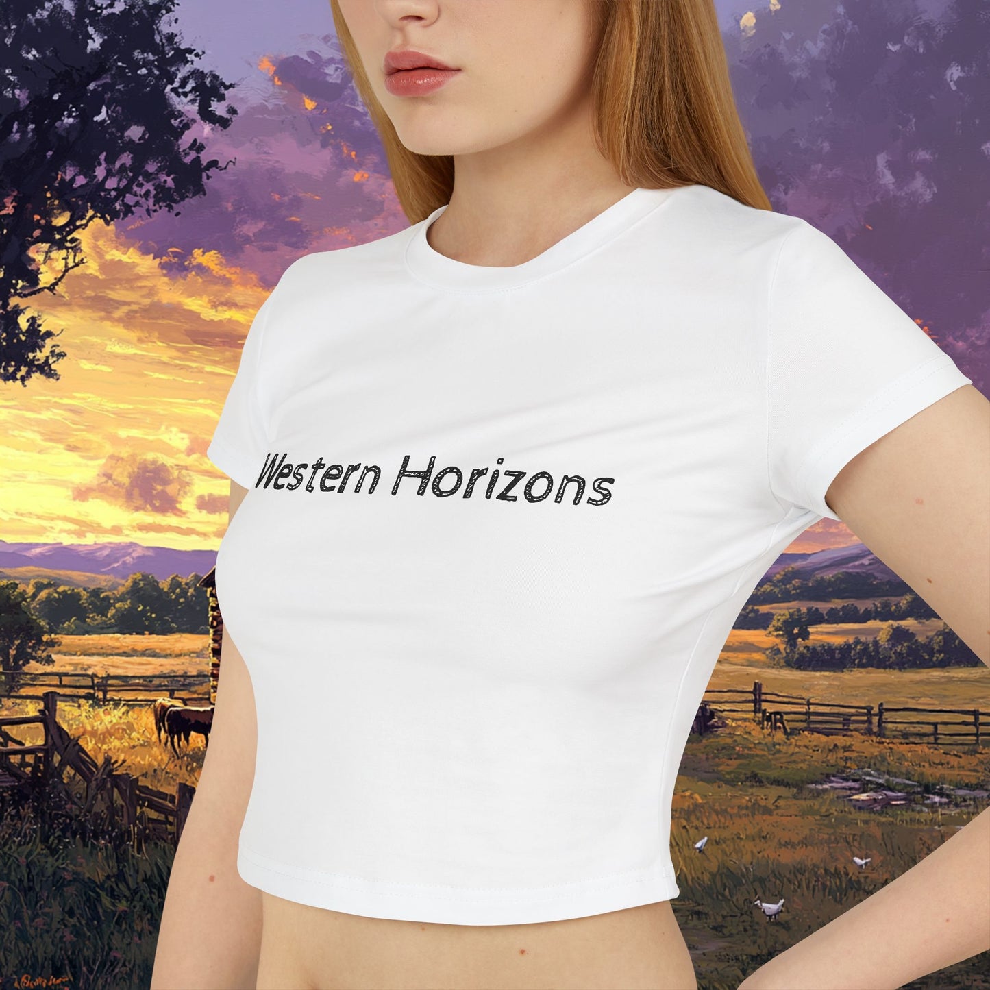 Homestead Sunset Crop Top