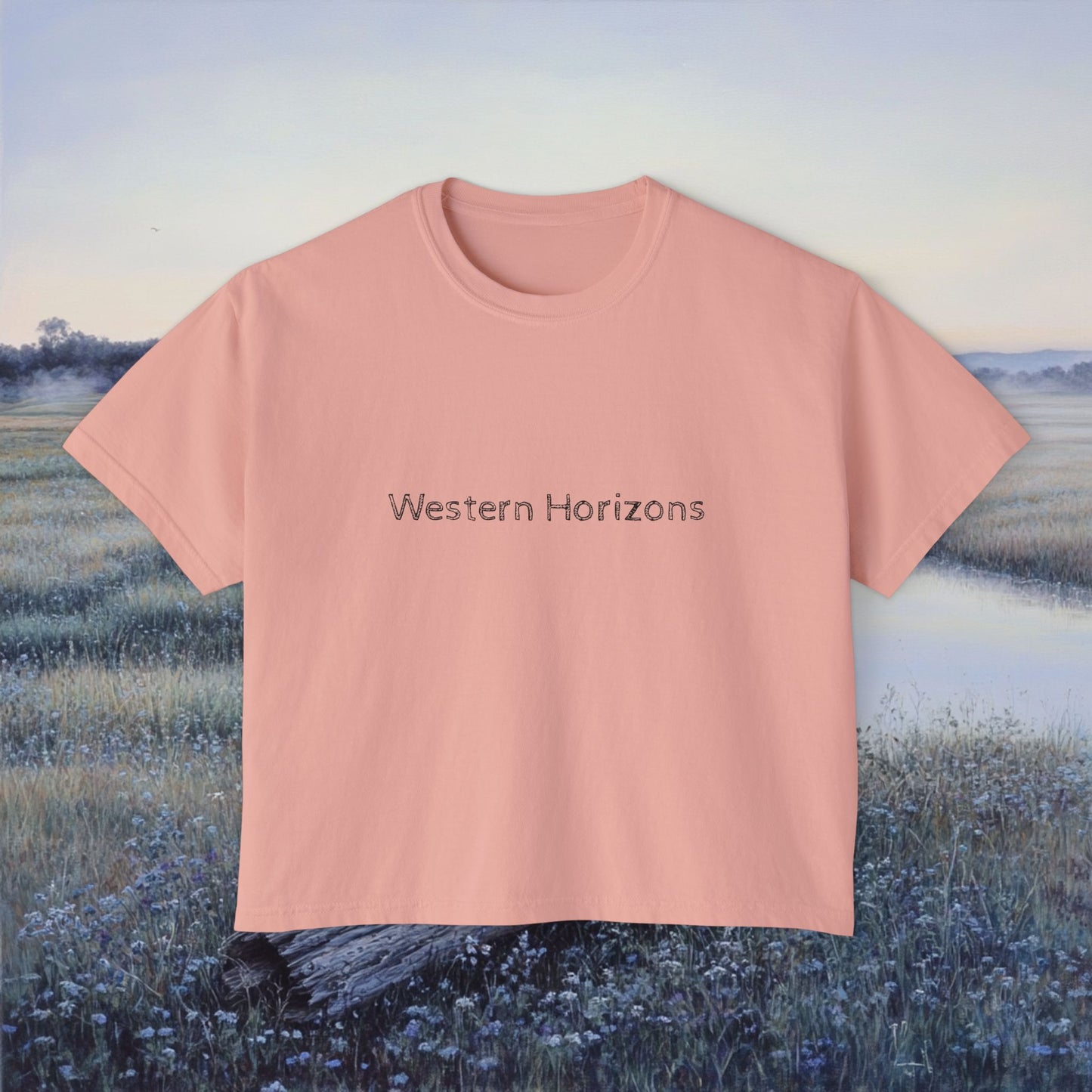 Misty Mornings Boxy Tee