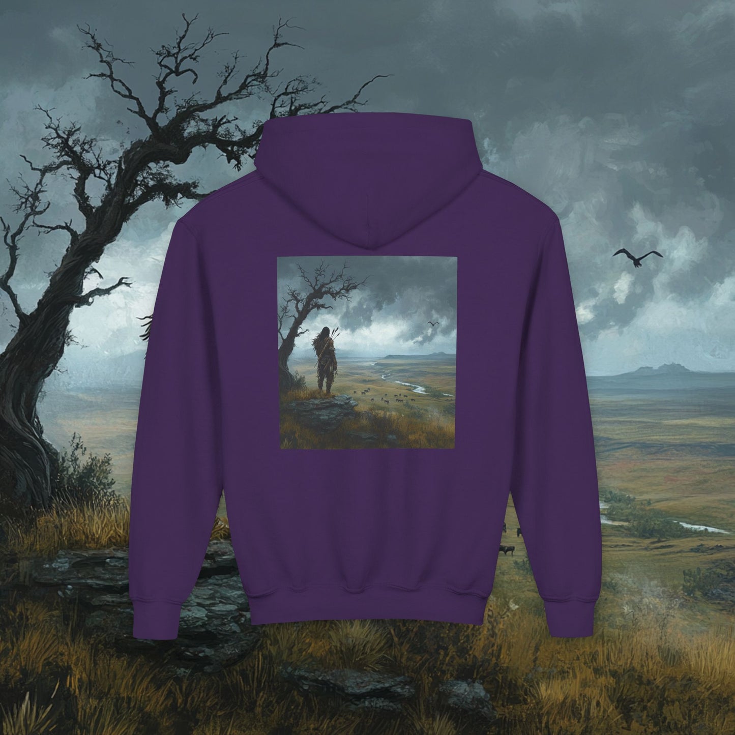 The Watchful Warrior Kids Hoodie