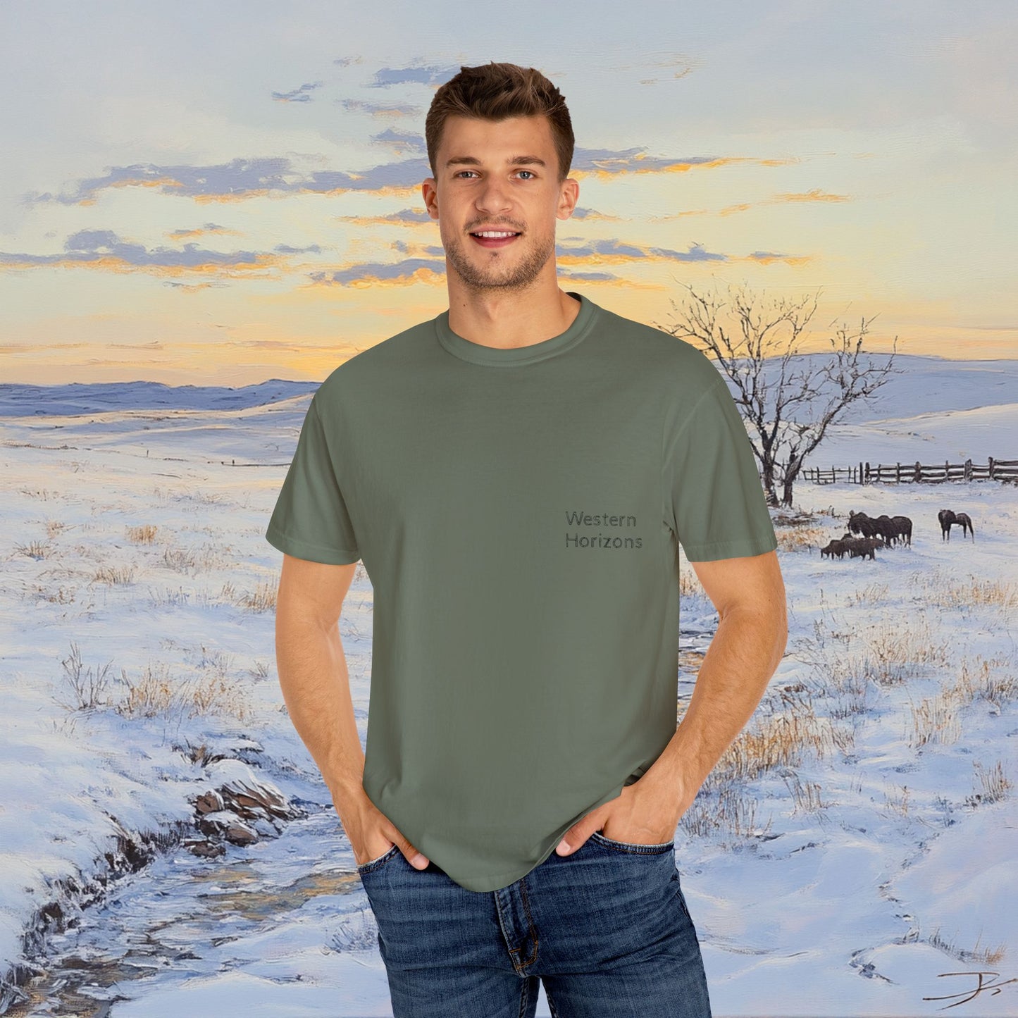 Winter Western Plains T-Shirt