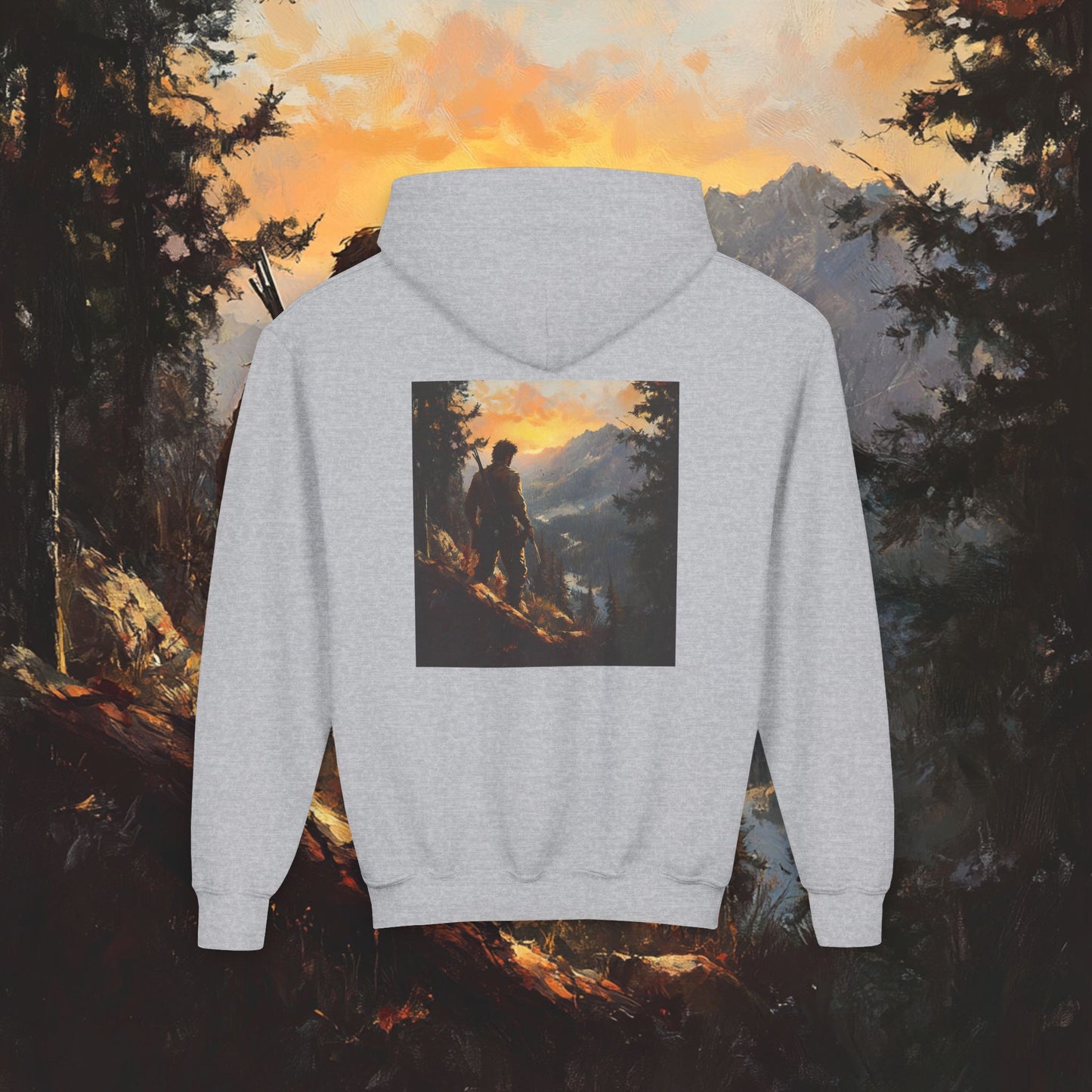 The Lone Frontiersman Kids Hoodie