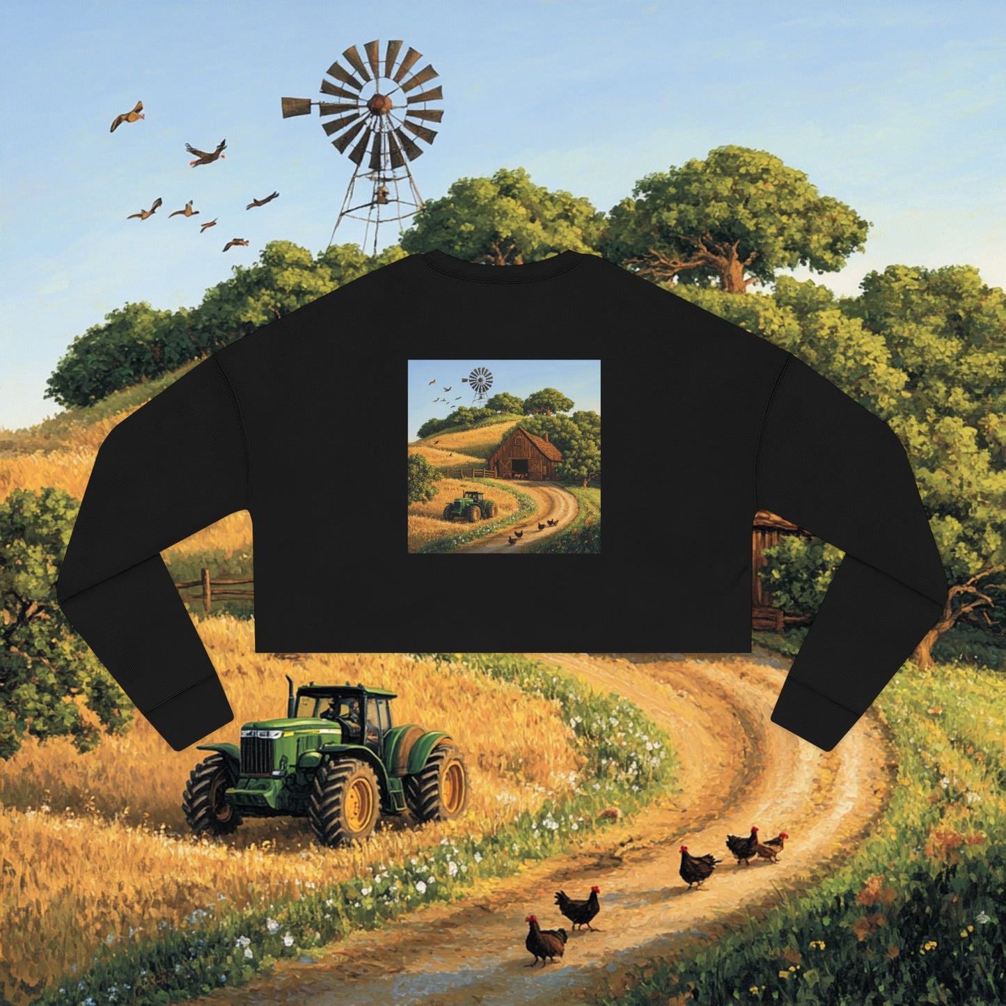 Farm Barn Crop Sweatshirt