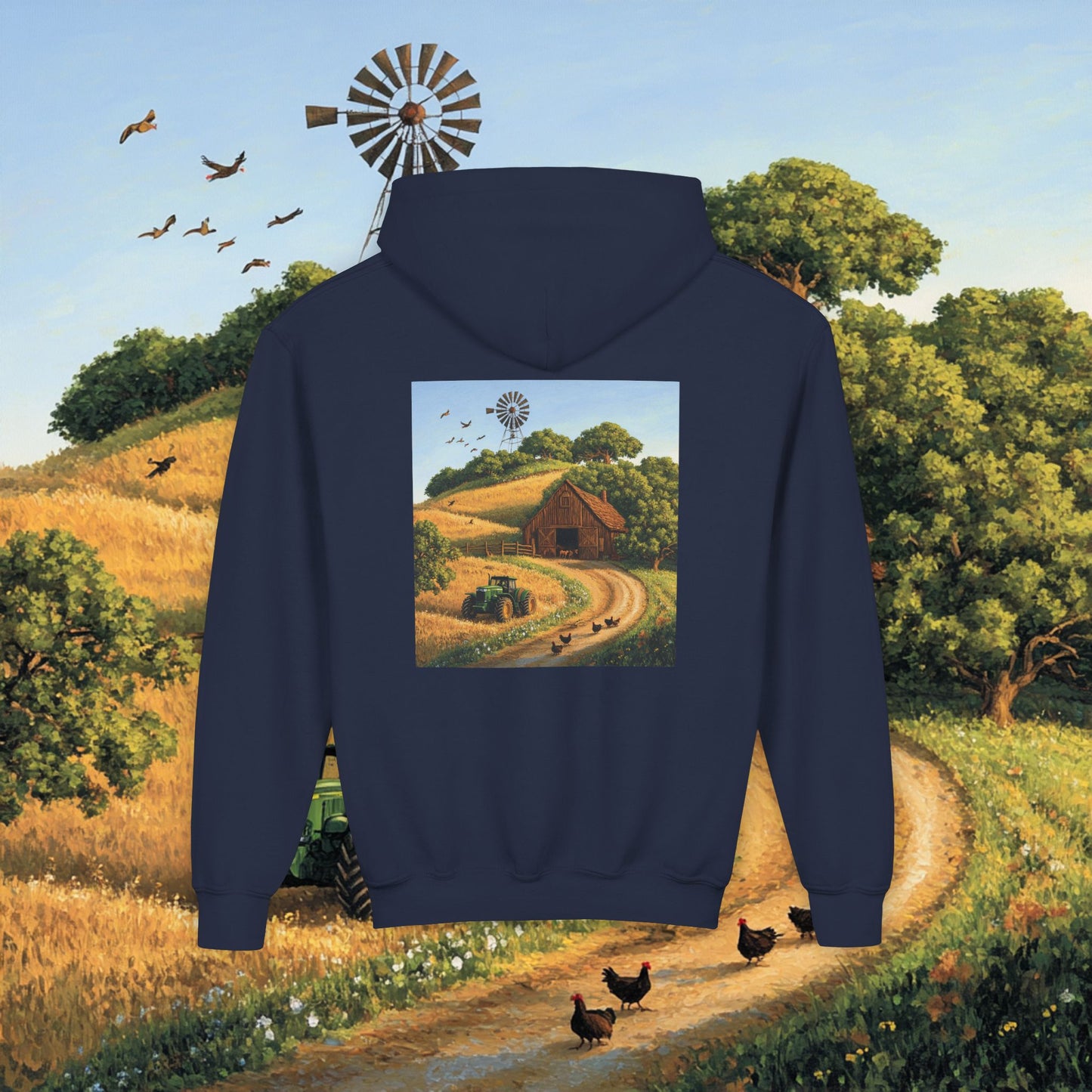 Farm Barn Kids Hoodie