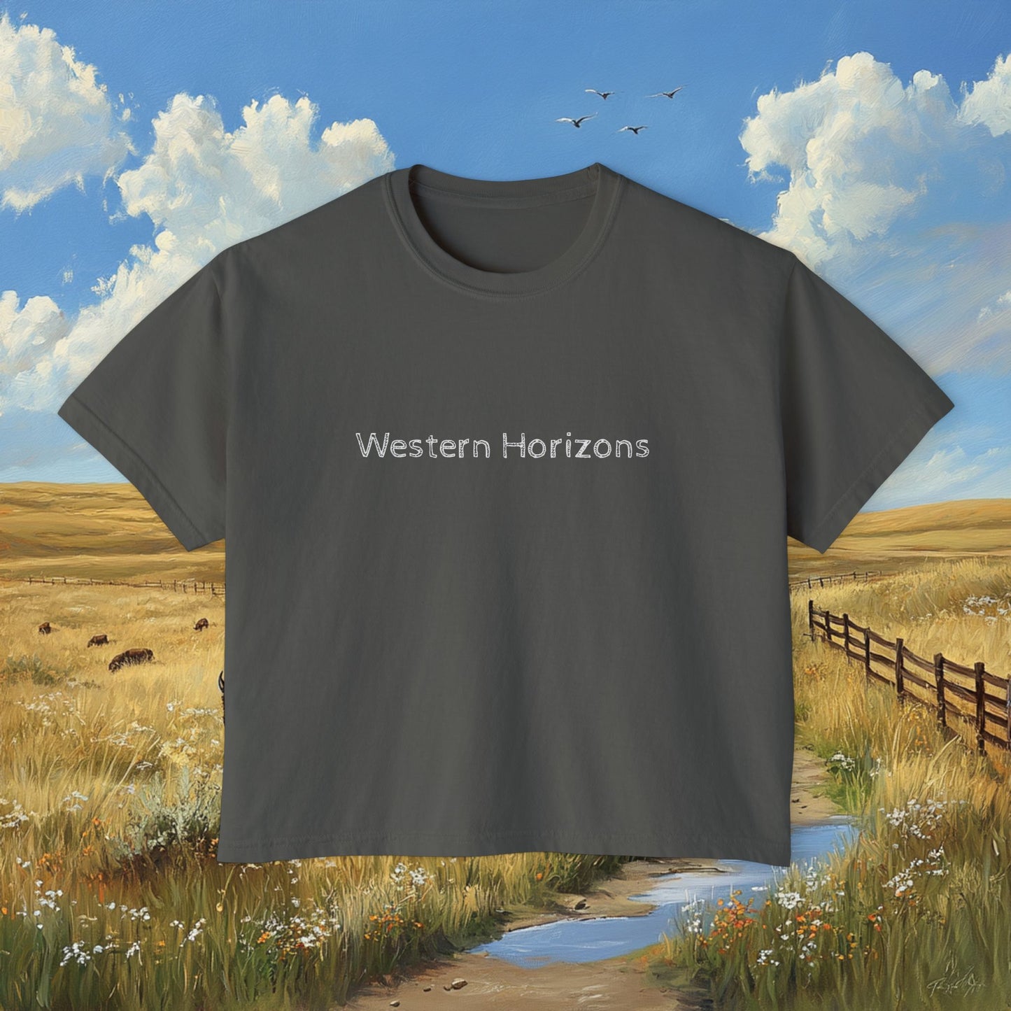 Buffalo Plains Boxy Tee