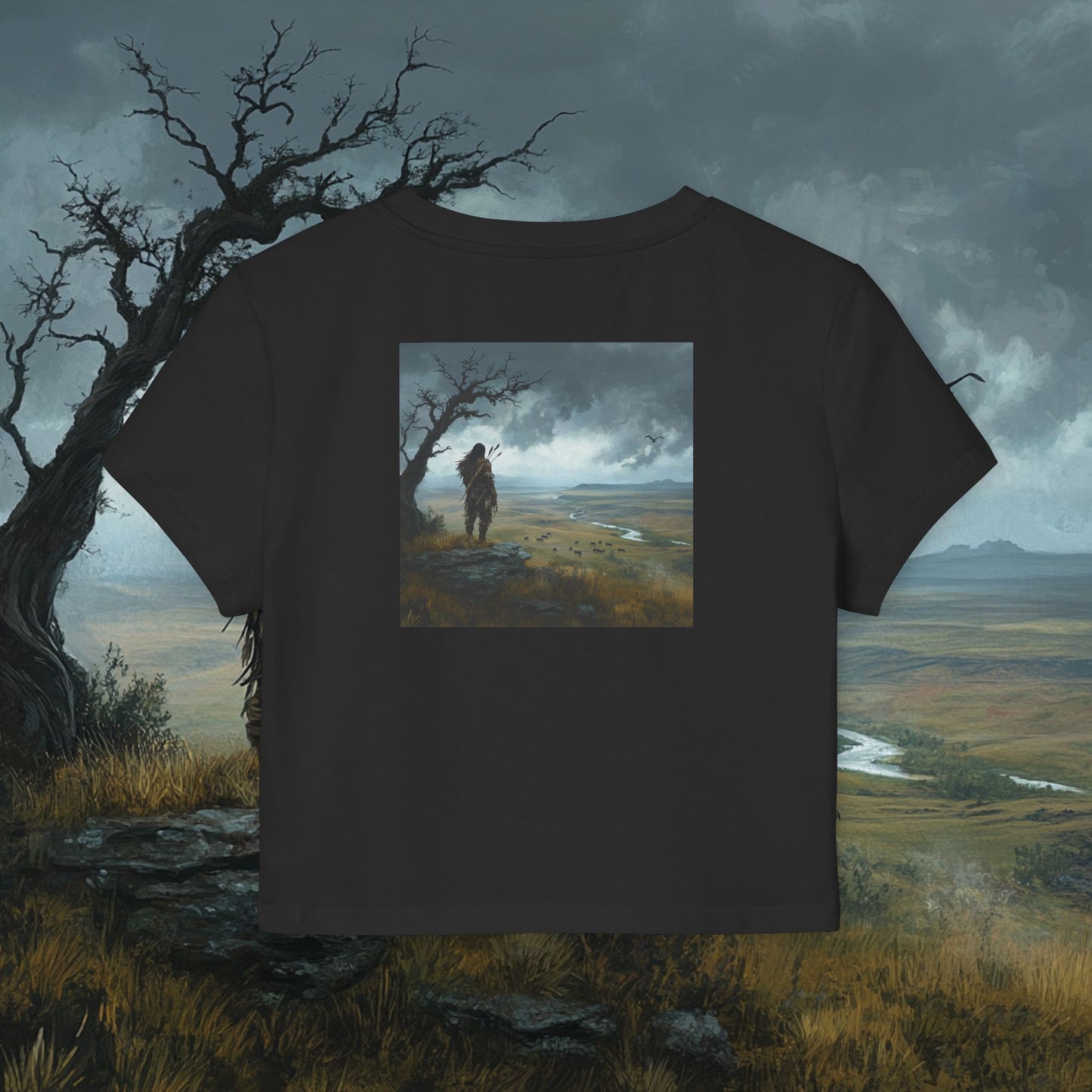 The Watchful Warrior Crop Top