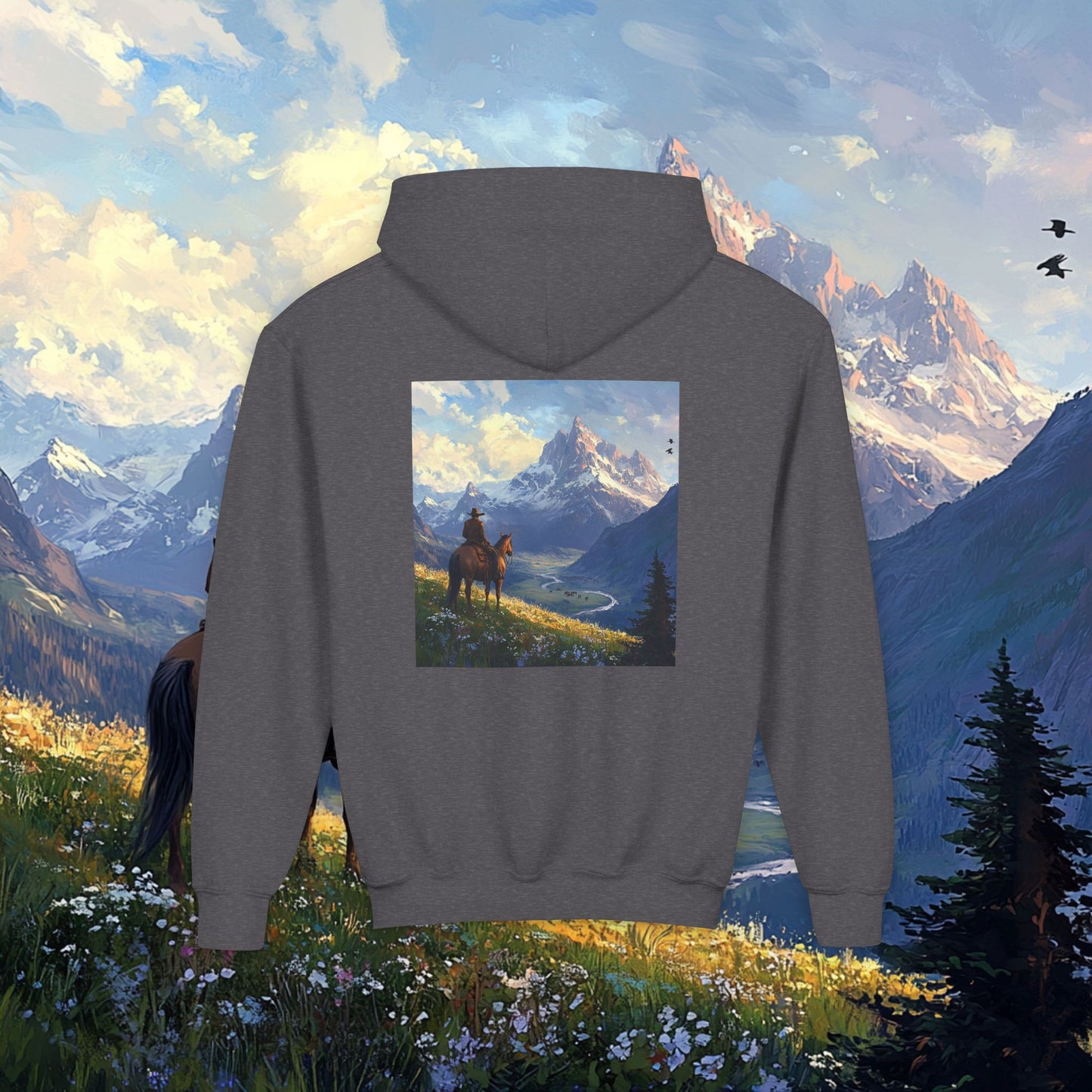 Lonesome Traveler Kids Hoodie