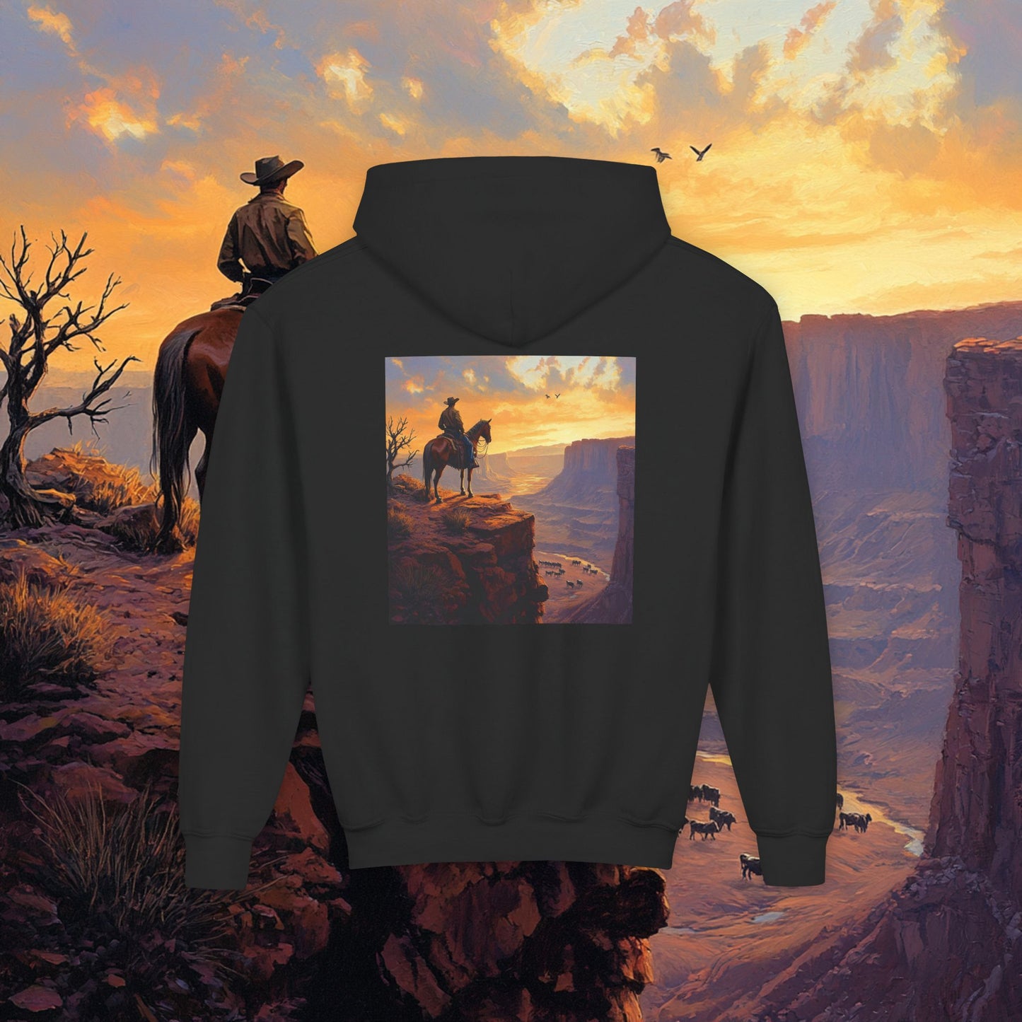 Cowboy Canyon Kids Hoodie