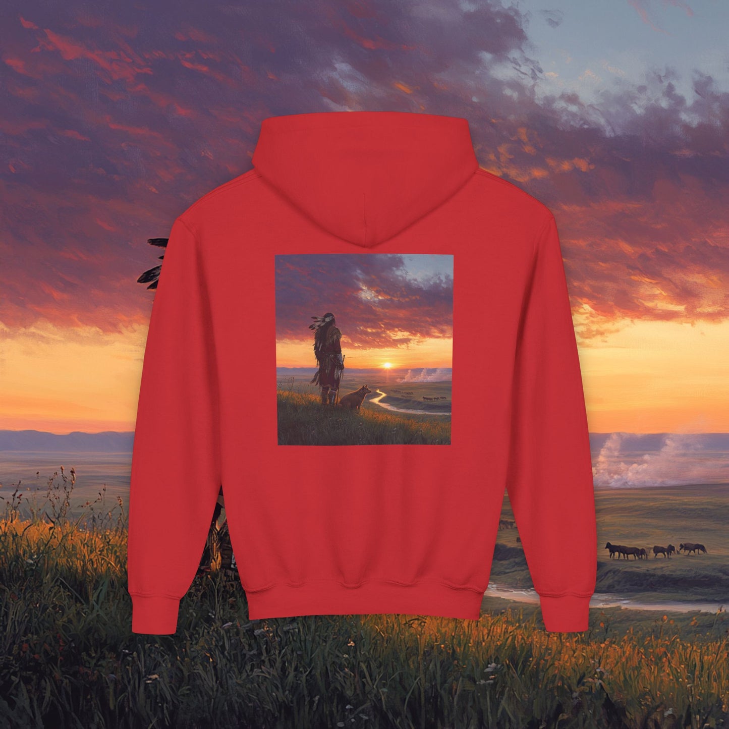 A Warrior's Best Friend Kids Hoodie