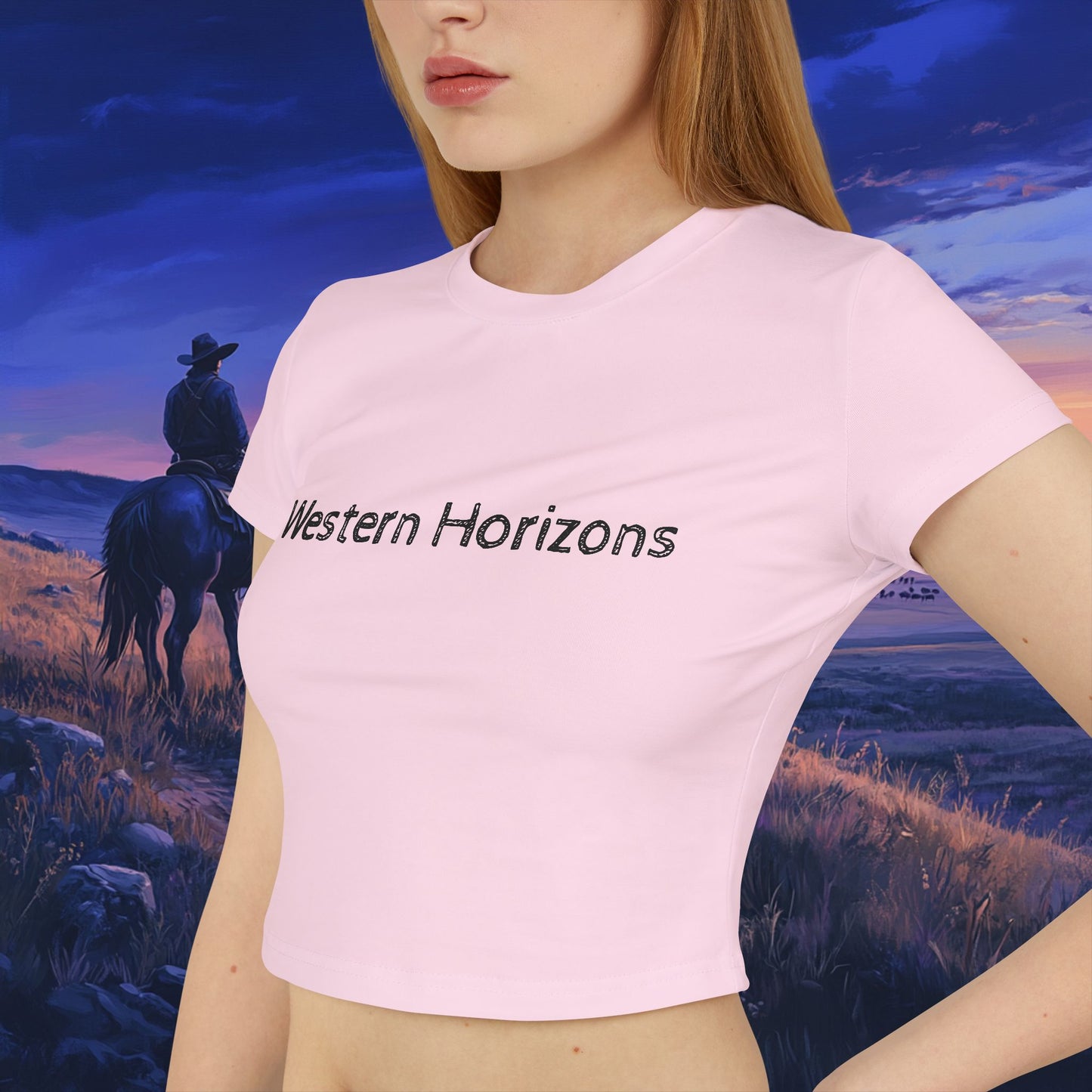 Twilight Cowboy Crop Top