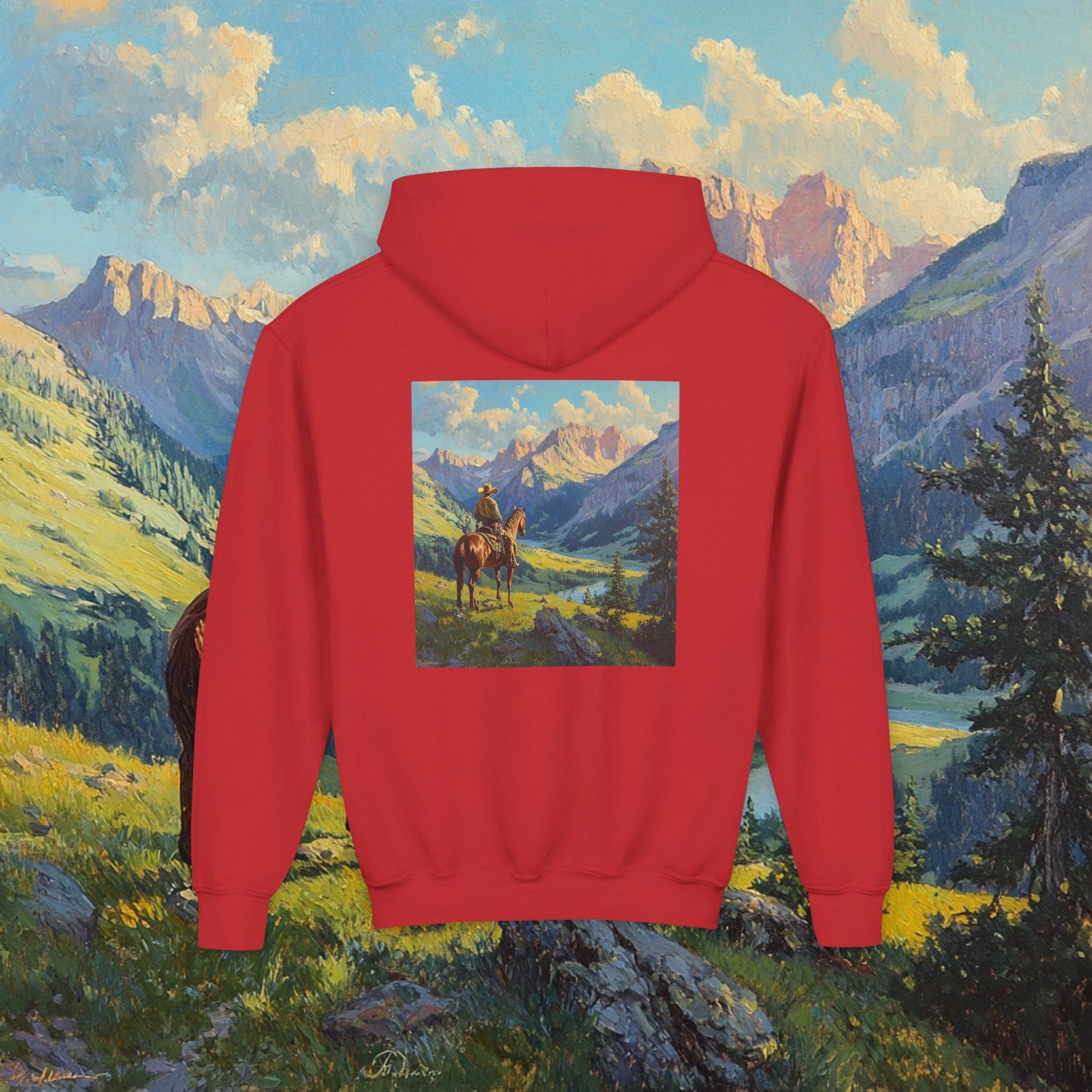 Starin' Cowboy Kids Hoodie