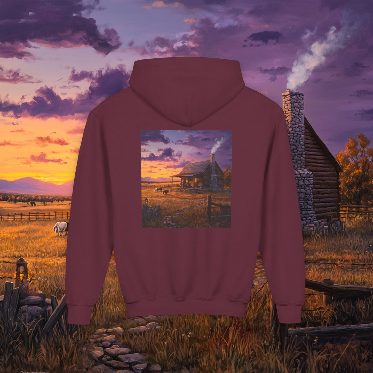 Settling Down Kids Hoodie