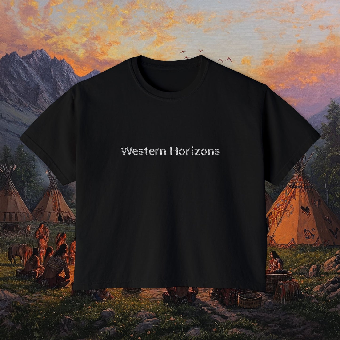 Tribal Party Boxy Tee