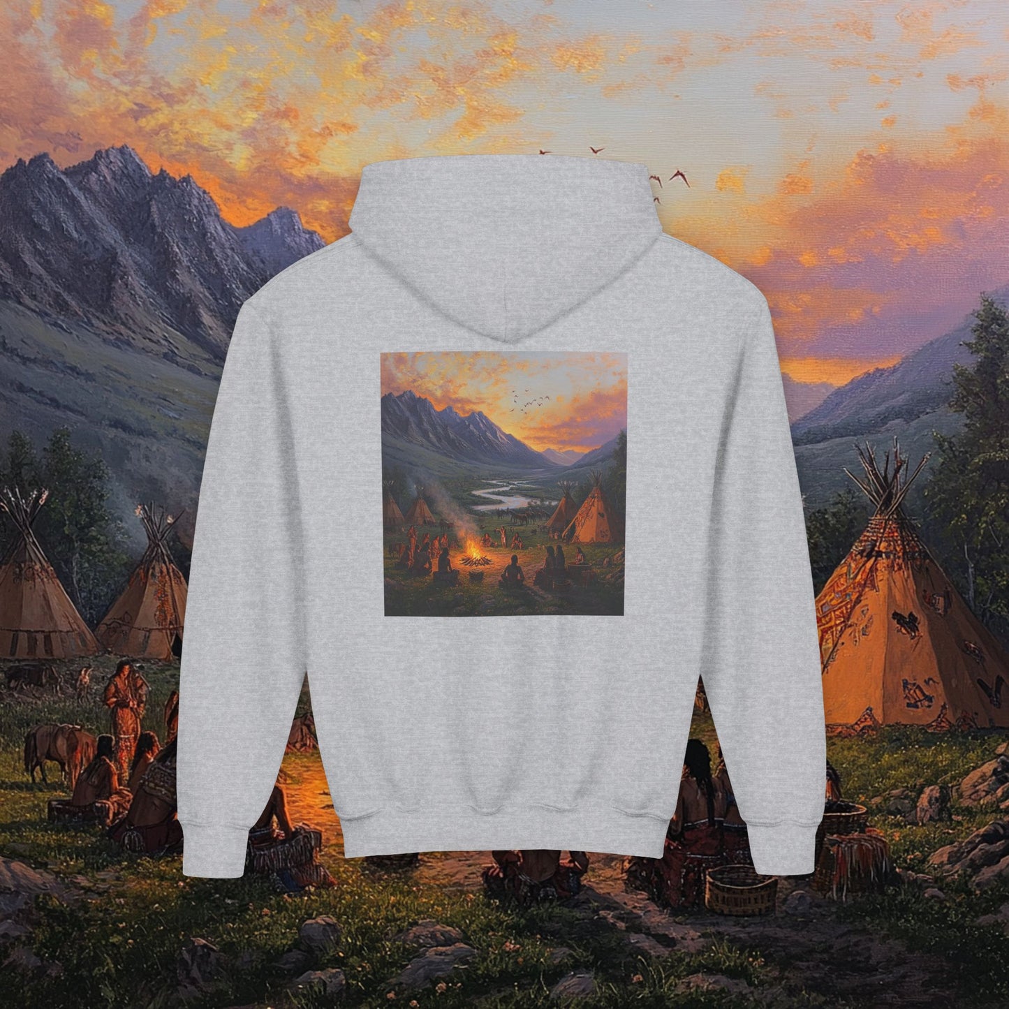 Tribal Party Kids Hoodie