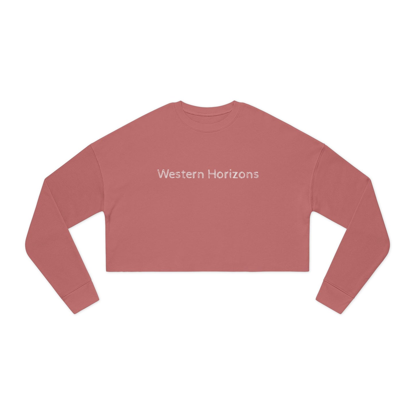 Winter Cabin Crop Sweatshirt