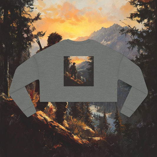 The Lone Frontiersman Crop Sweatshirt
