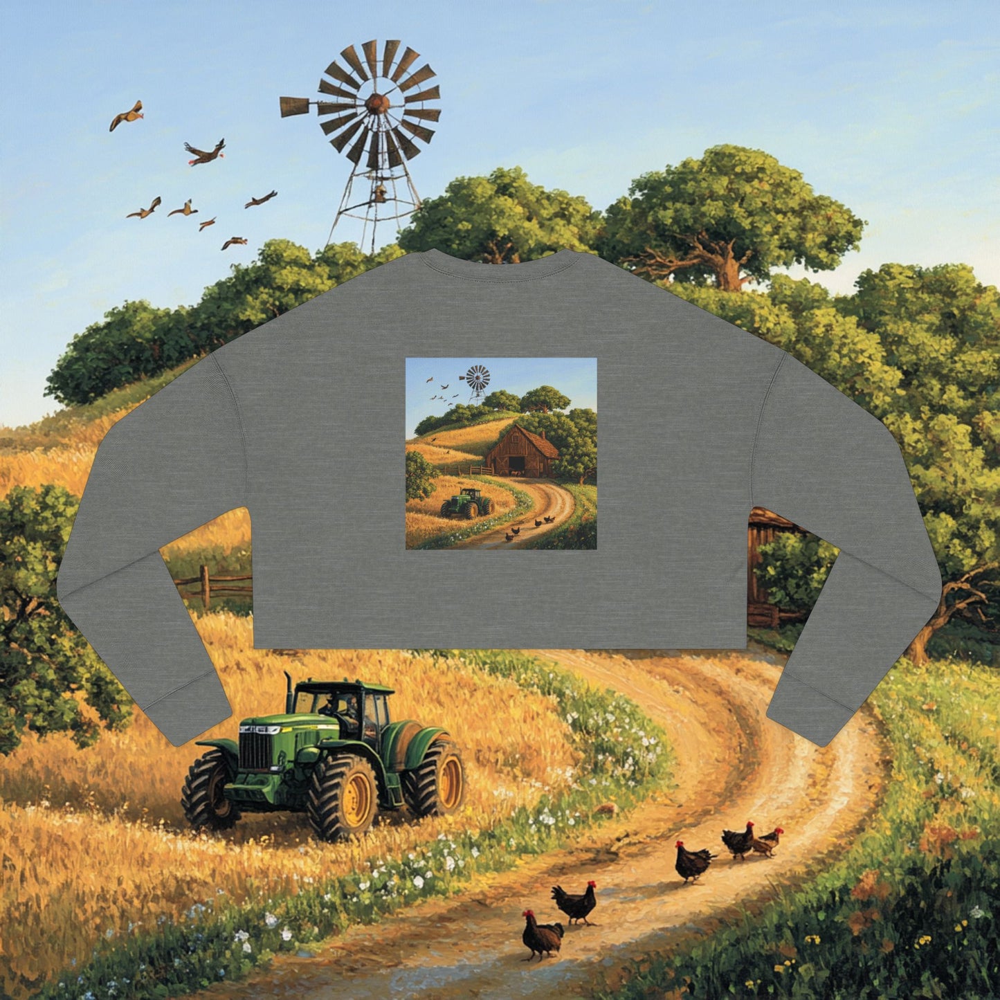 Farm Barn Crop Sweatshirt