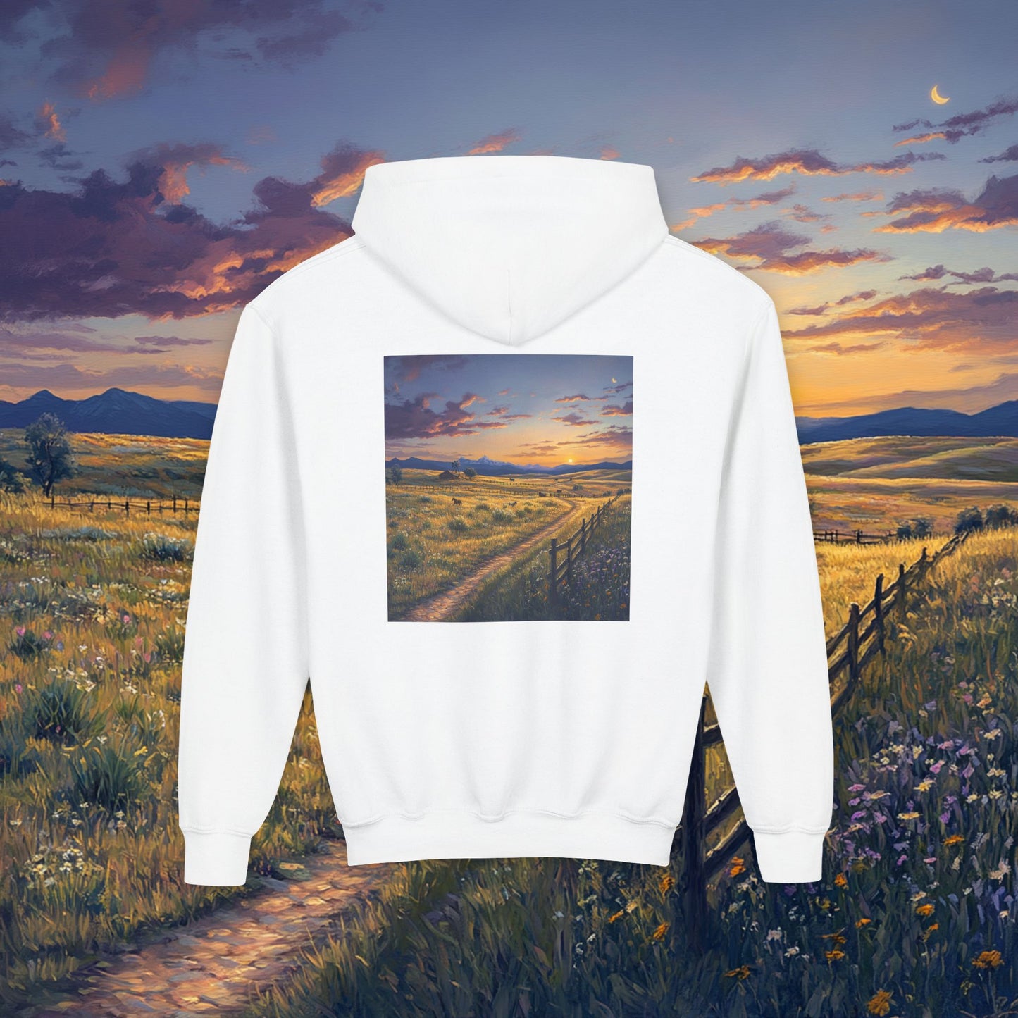 Plains Sunset Kids Hoodie