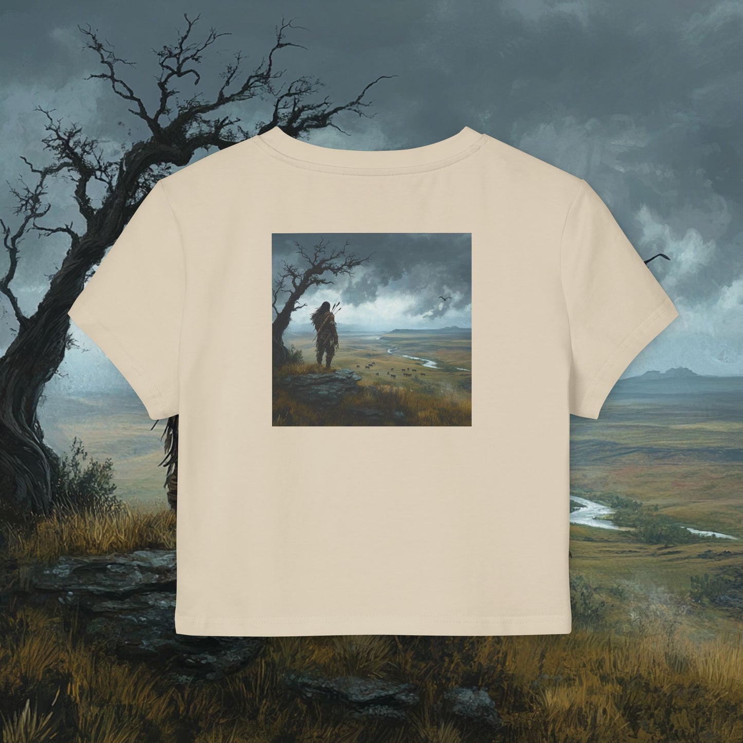 The Watchful Warrior Crop Top