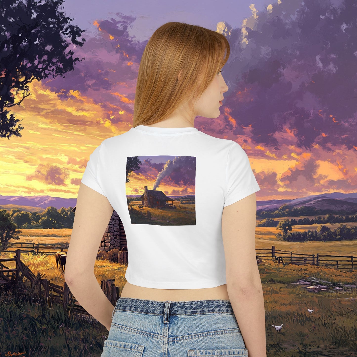 Homestead Sunset Crop Top