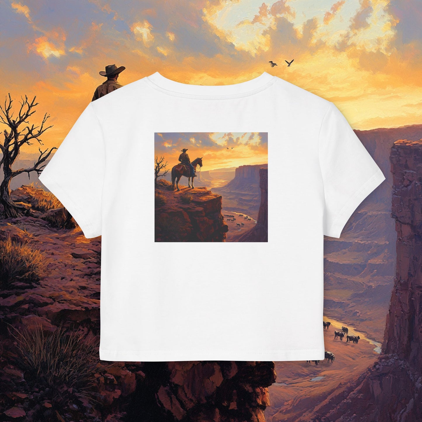 Cowboy Canyon Crop Top