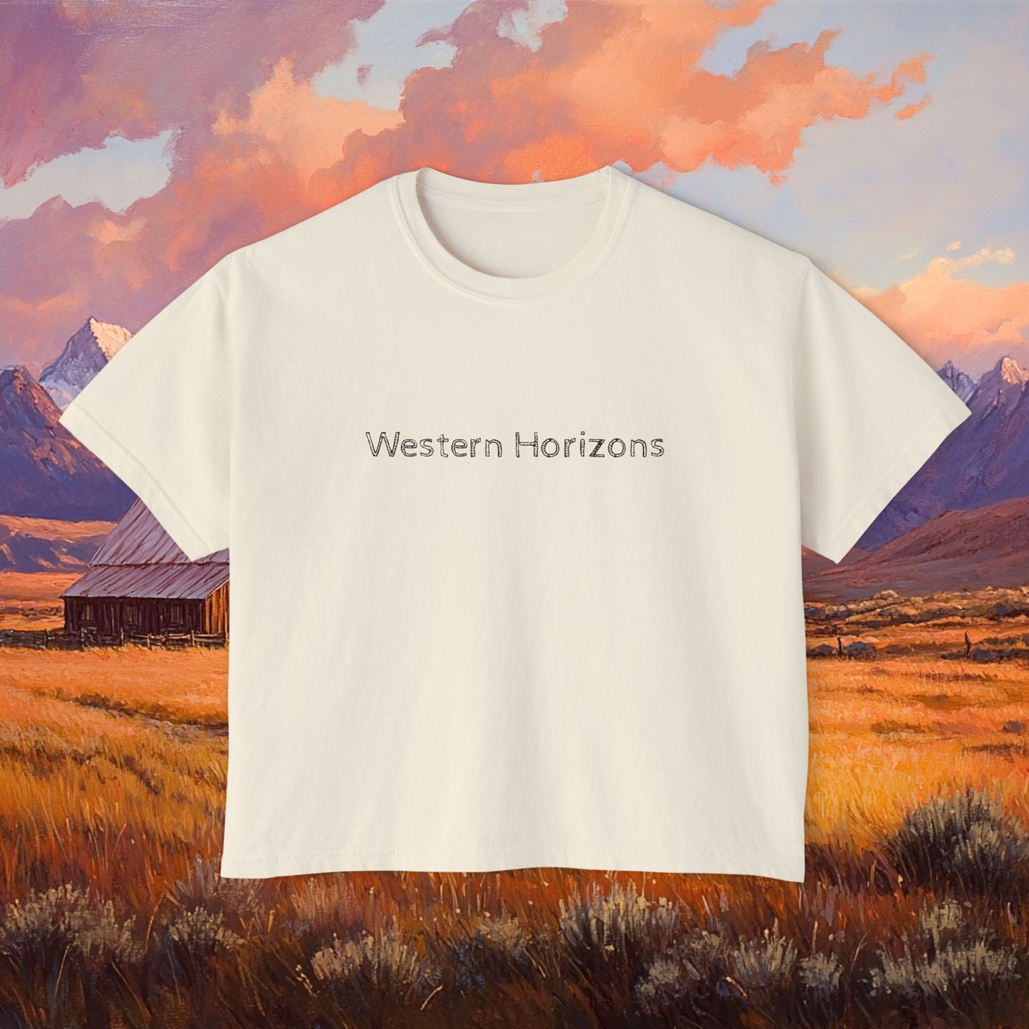 Rustic Prairie Barn Boxy Tee