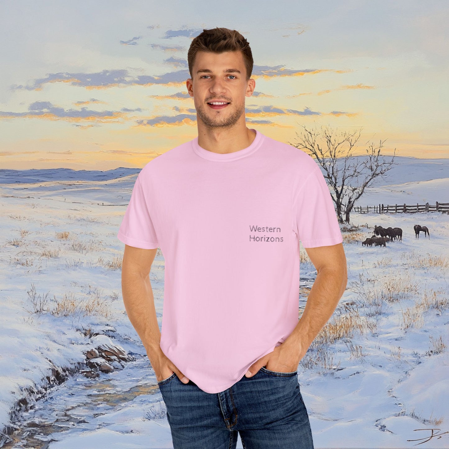 Winter Western Plains T-Shirt